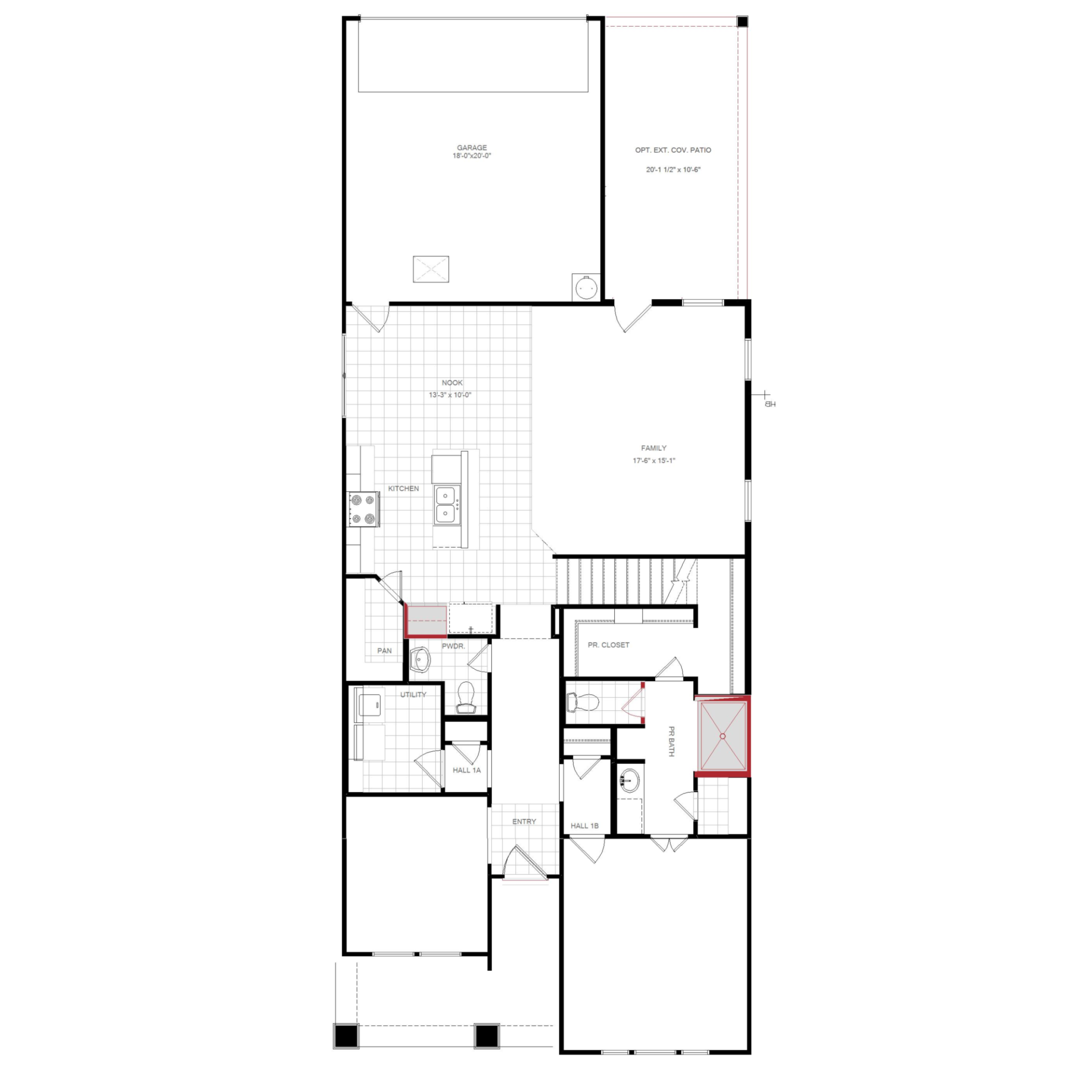 2100 Jade Forrest Ln-Floorplan 1st Floor