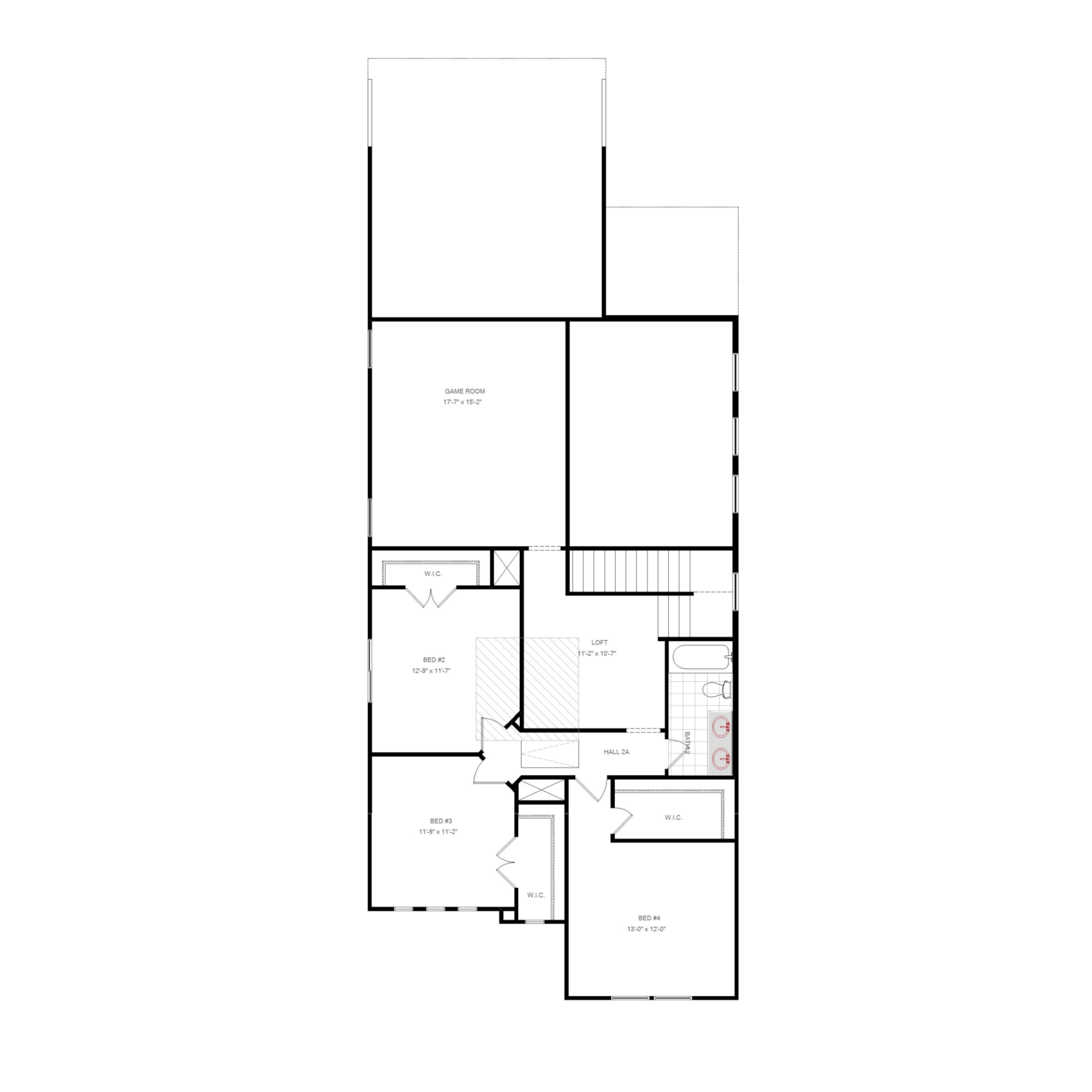 2100 Jade Forrest Ln-Floorplan 2nd Floor