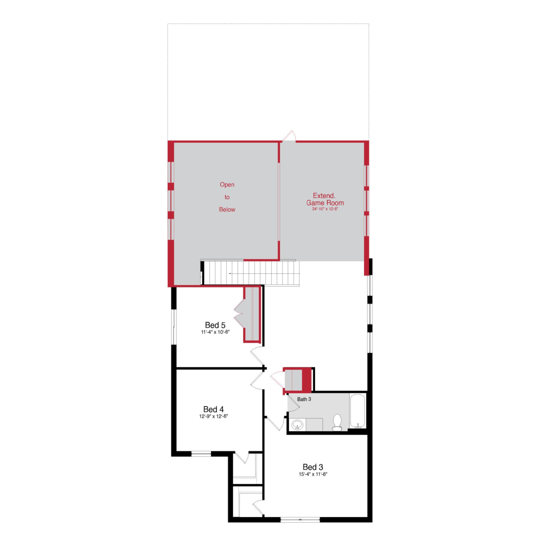 1672 Grace Hill Way - Second Floor