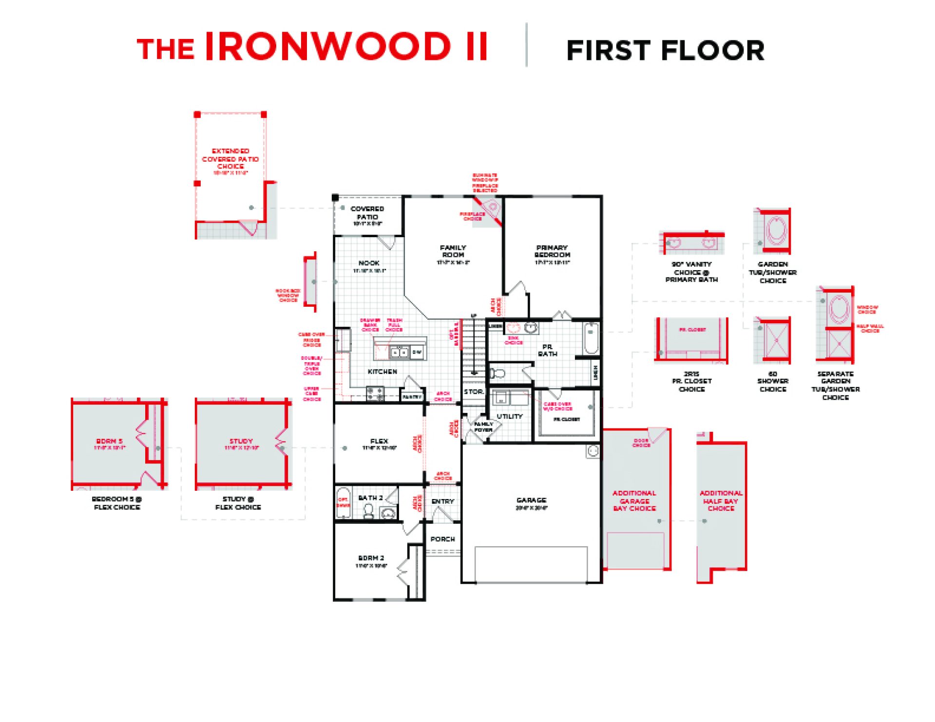 Ironwood II Master Set First Floor