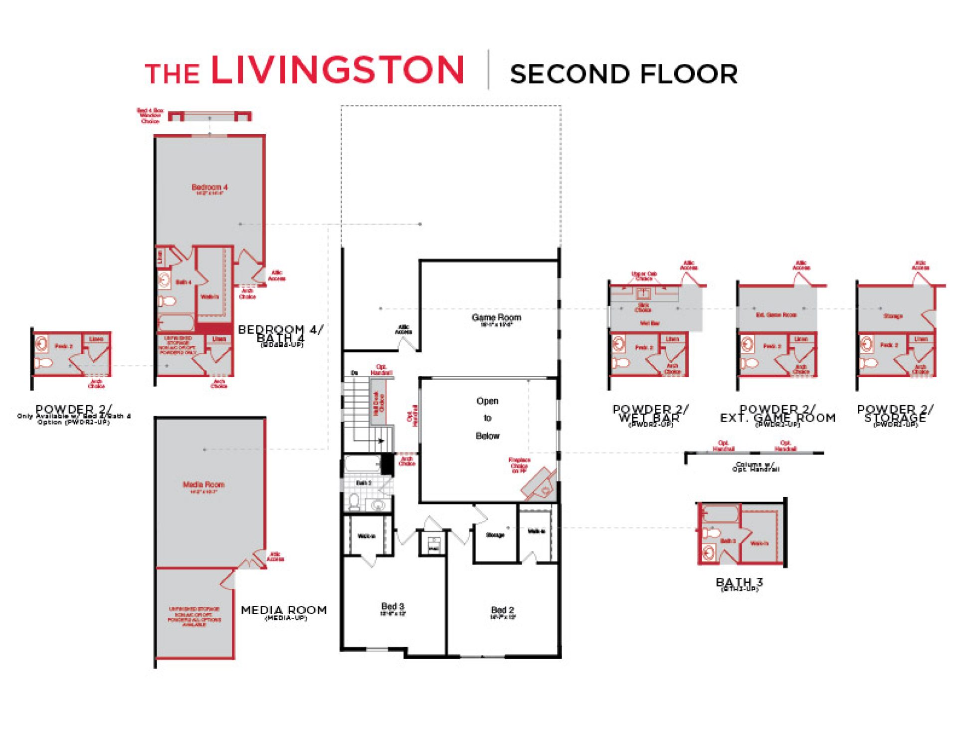 Livingston Master Set Second Floor