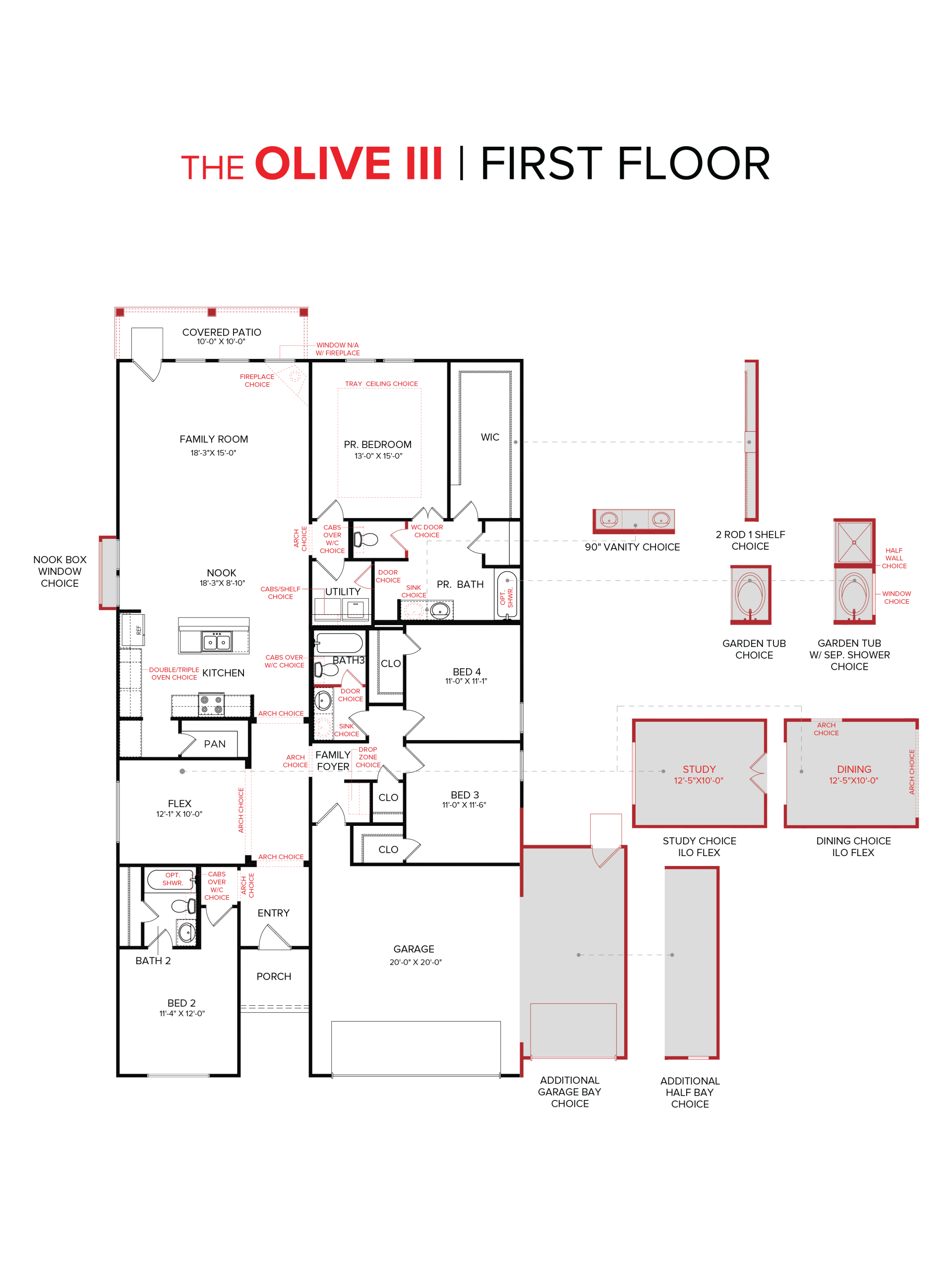 Olive III Master Set First Floor