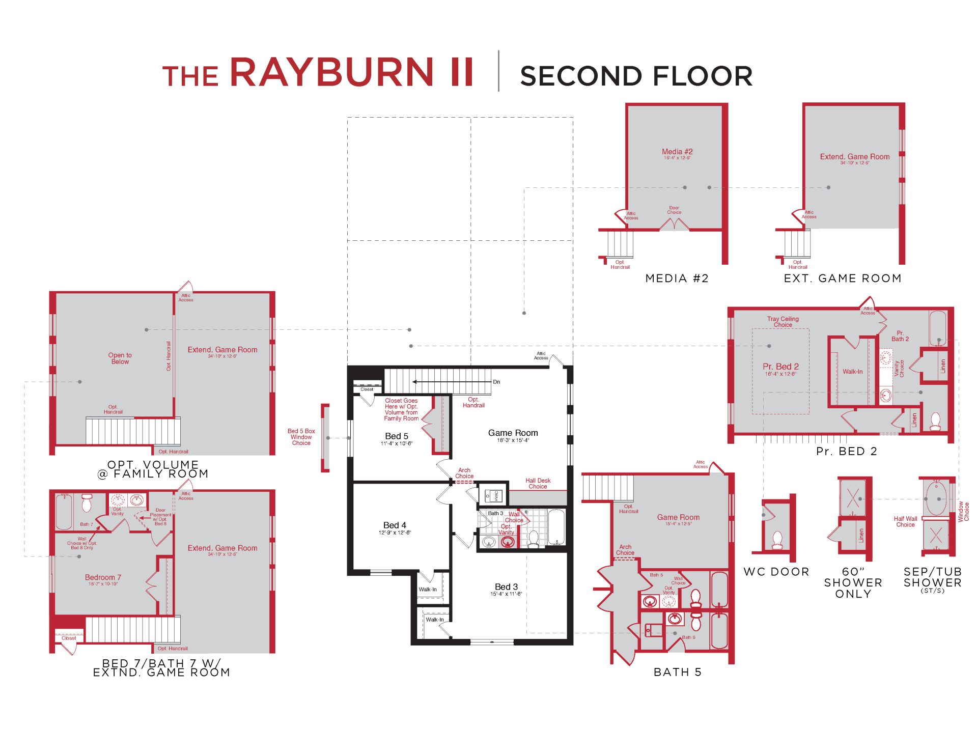 Rayburn II Master Set Second Floor