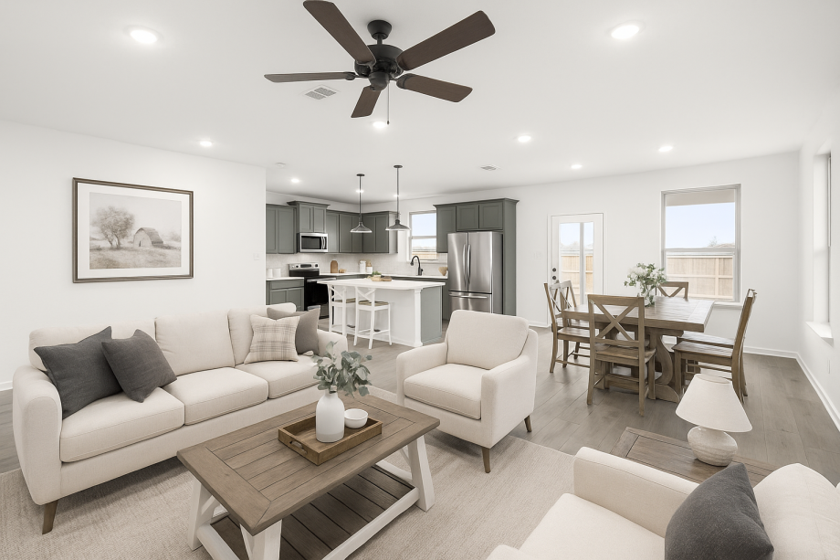 Concord II Kitchen and Living