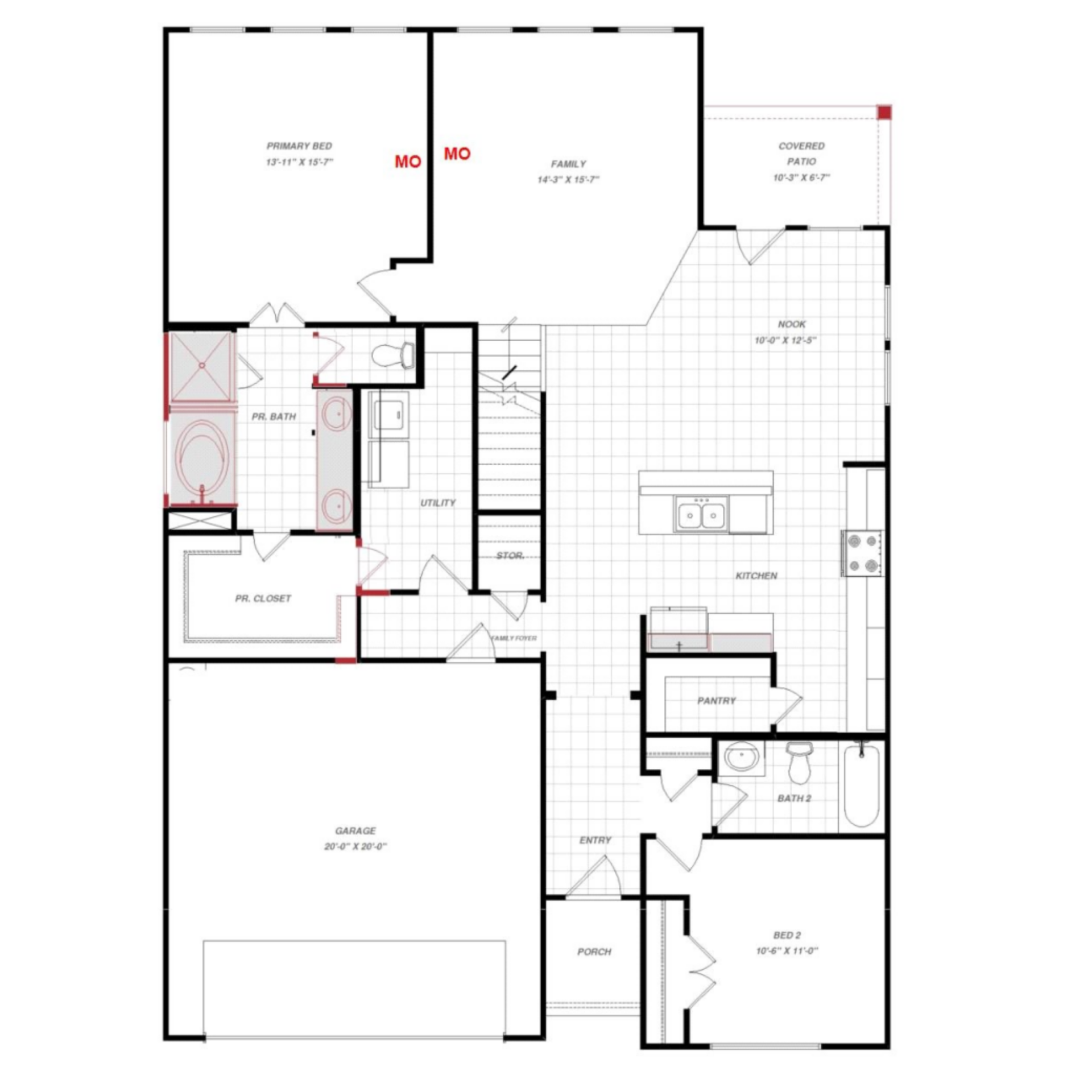 1327 Burgess Street First Floor