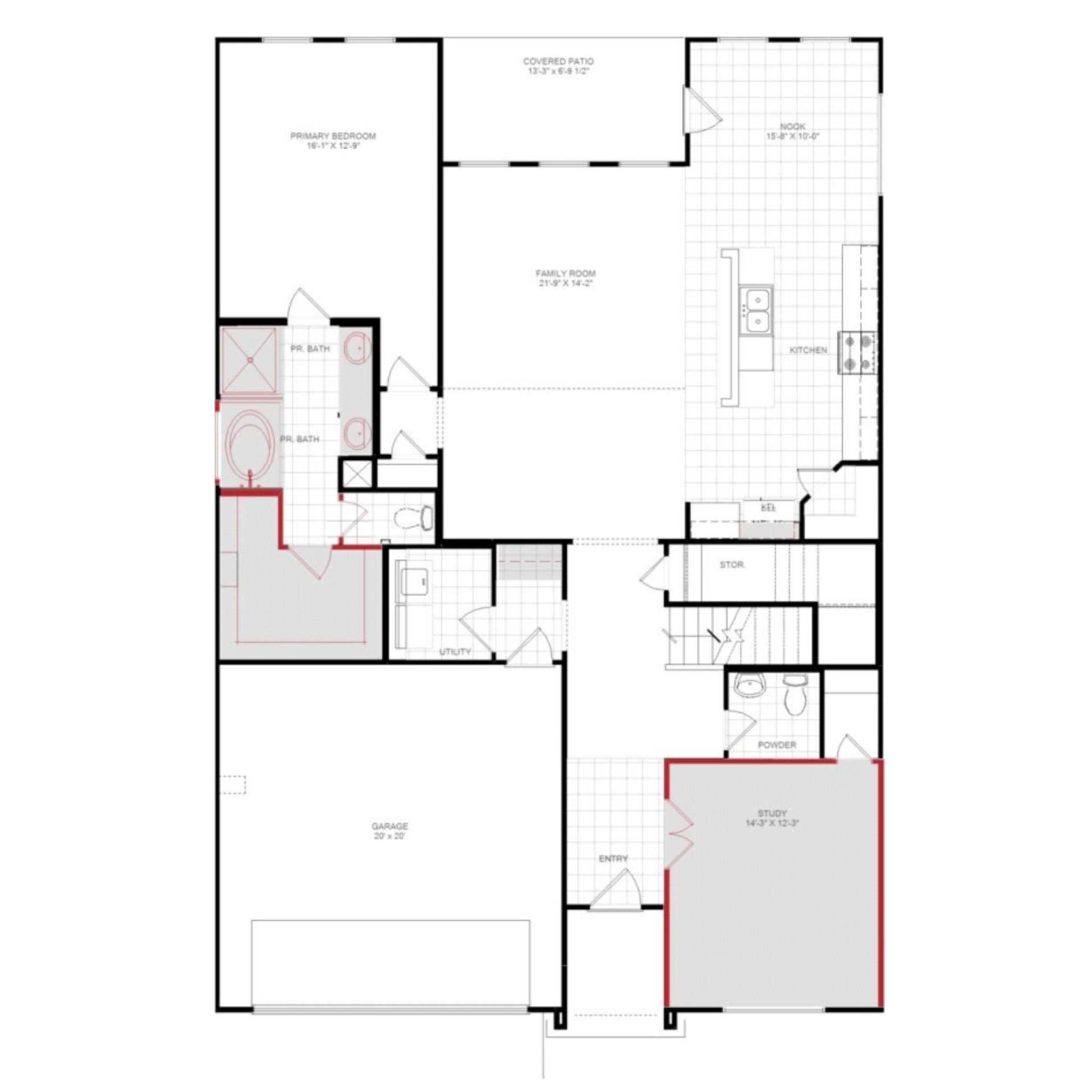 1527 Bridlepath Trail First Floor