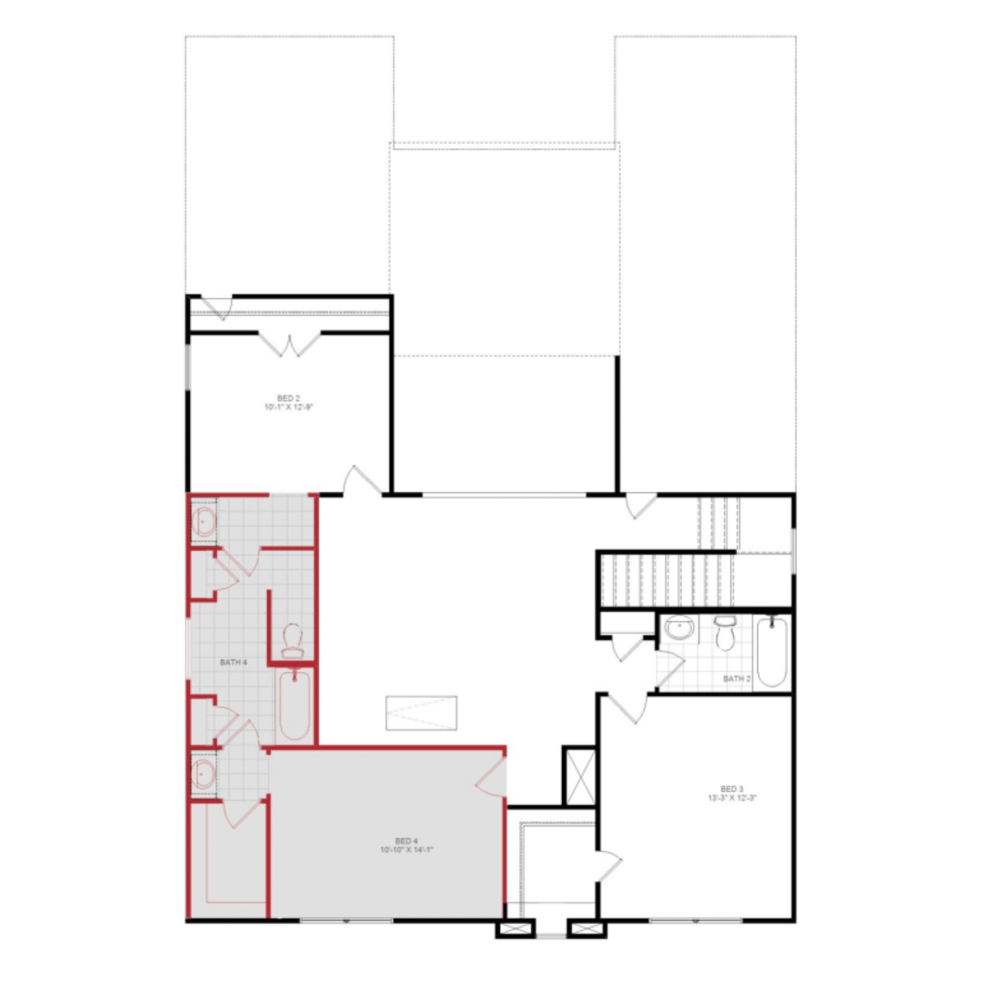 1527 Bridlepath Trail Second Floor