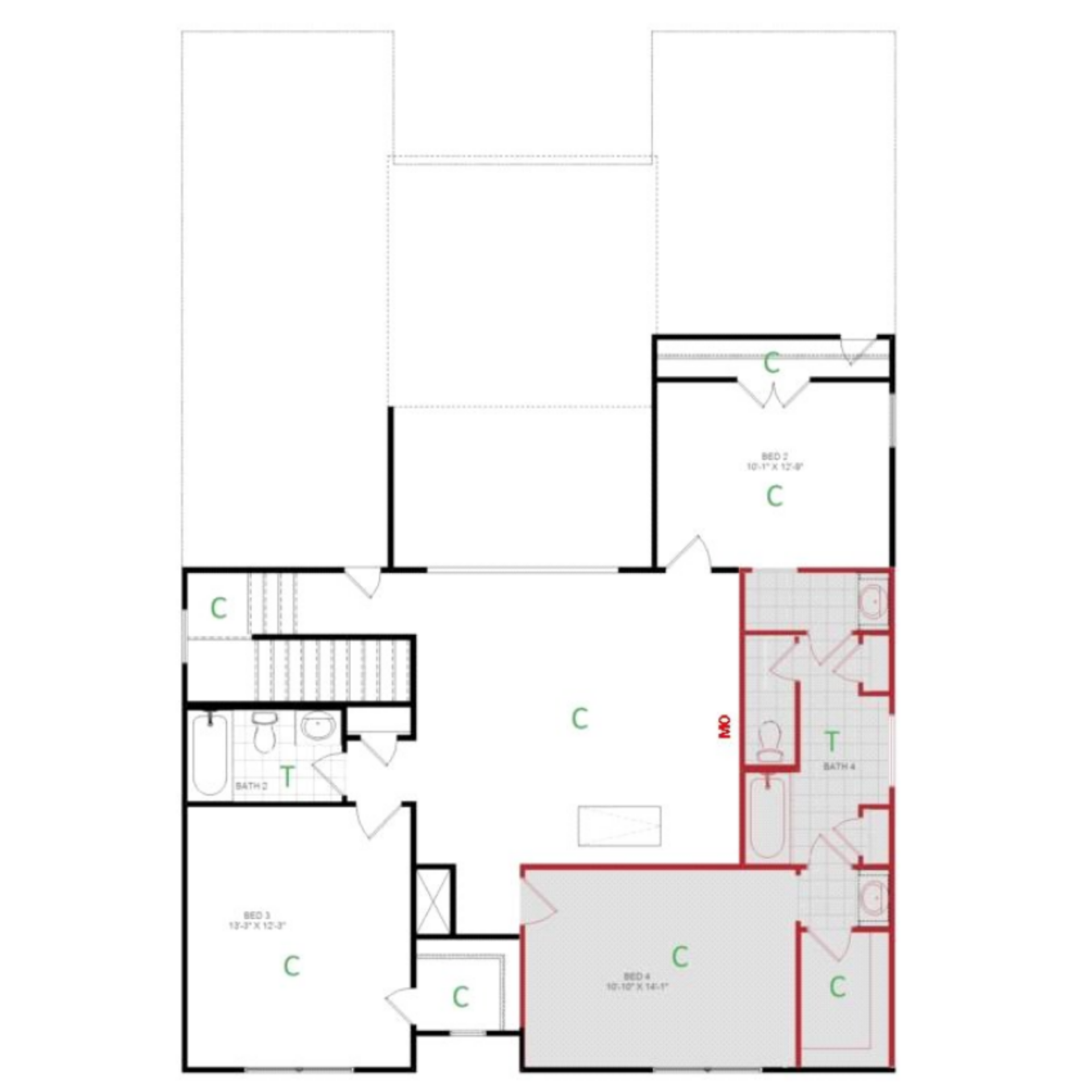 1323 Burgess Street Second Floor