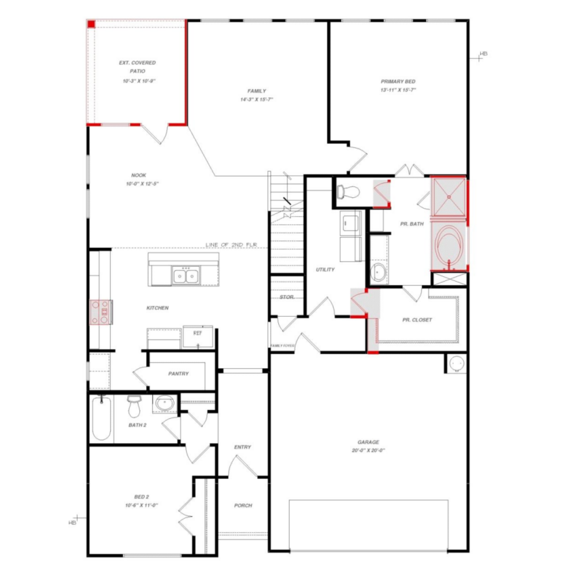 9313 Derry Lane First Floor