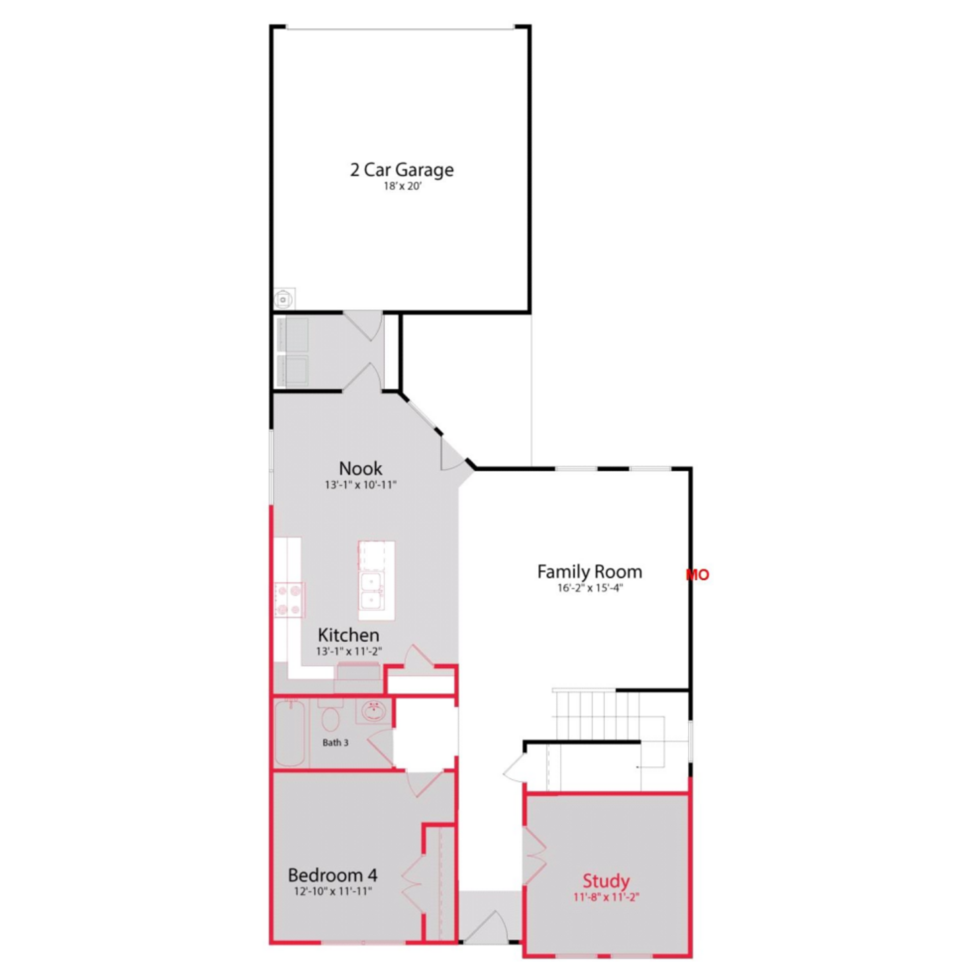 1118 Falls Rush Way First Floor