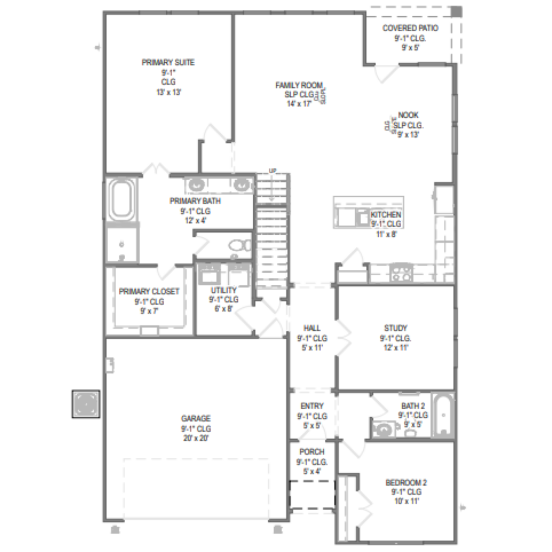 Ironwood II floor plan drawing