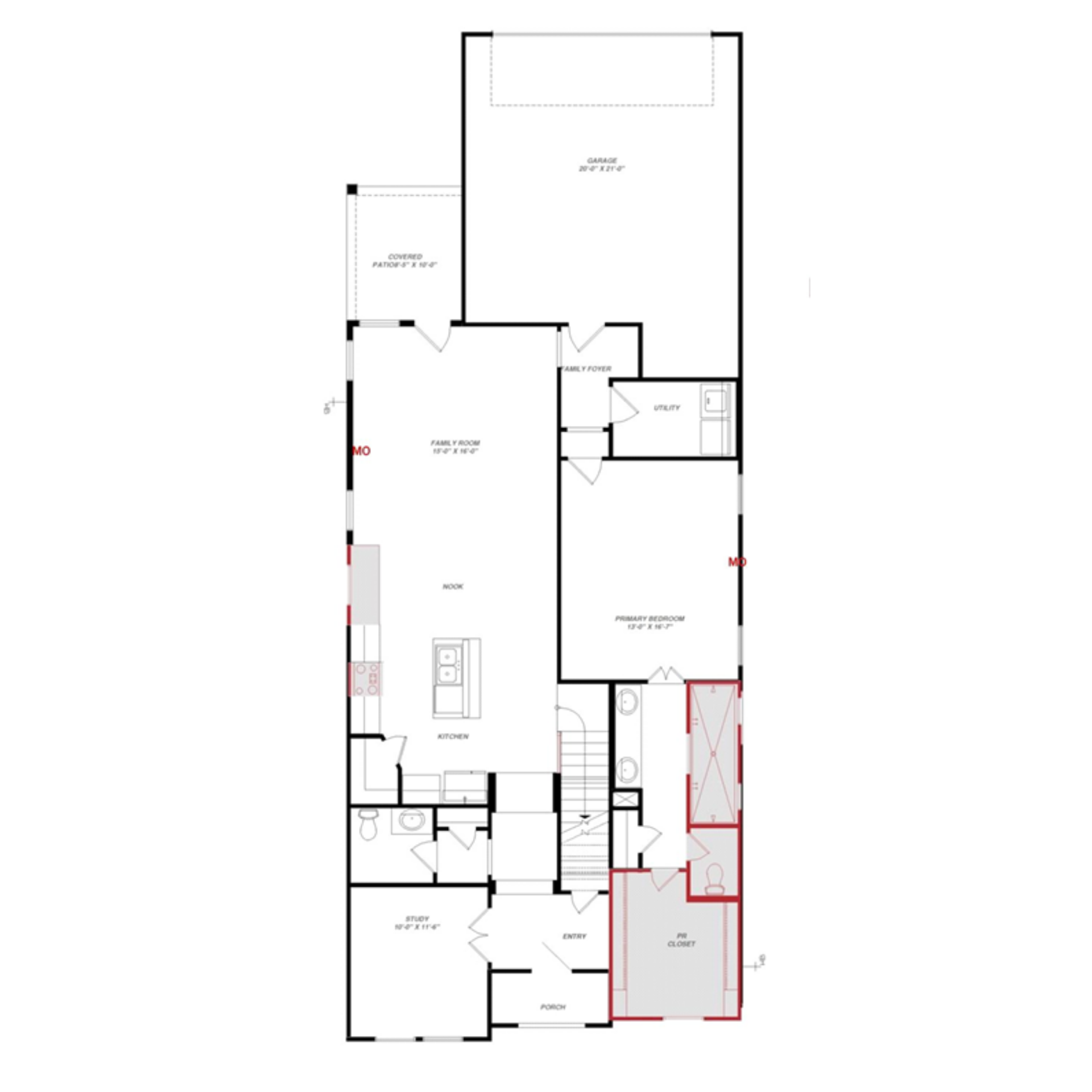 Hemingway floor plan drawing