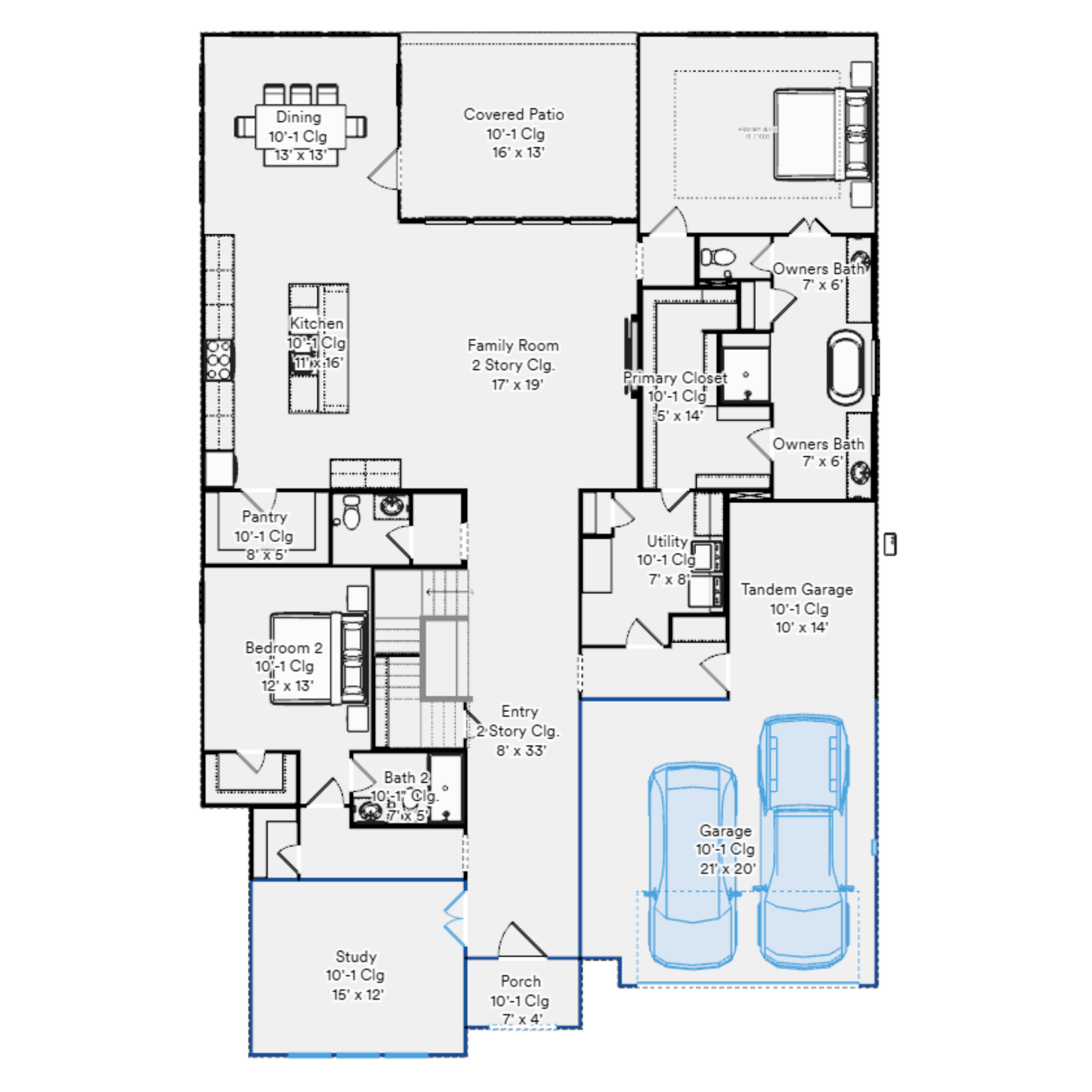 Sundance floor plan drawing