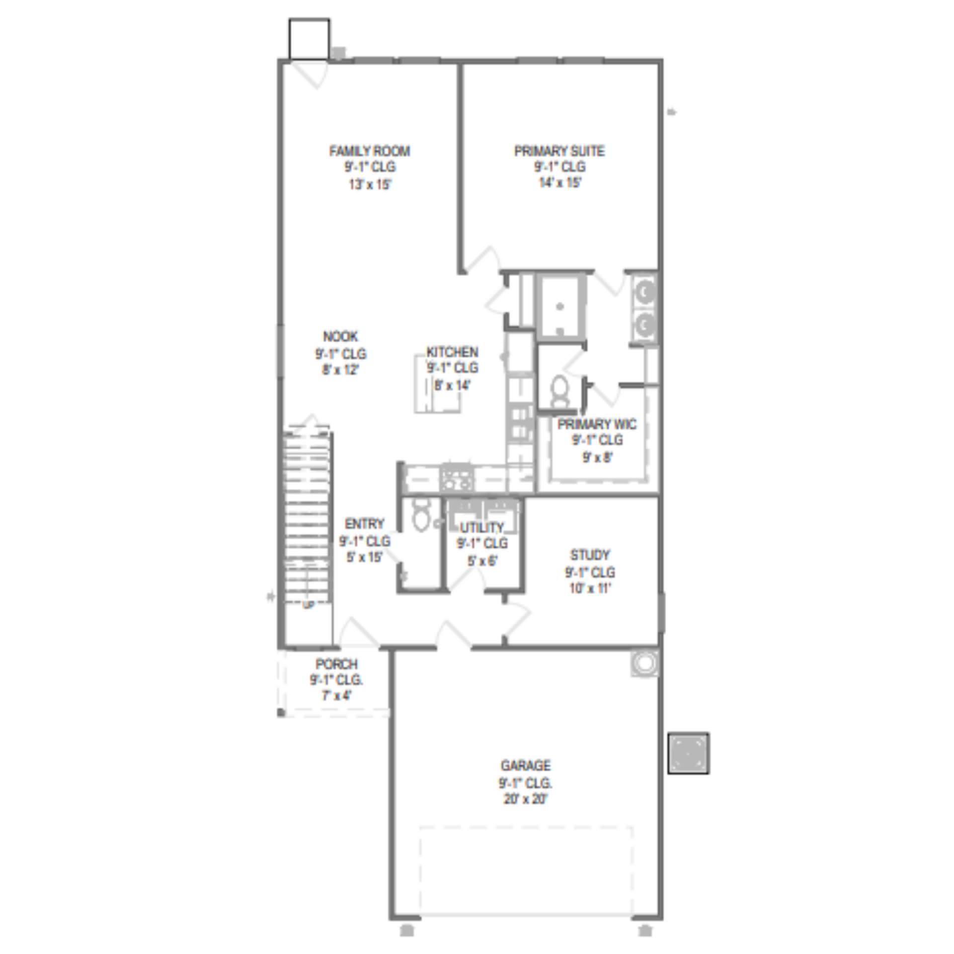 Ellis floor plan drawing