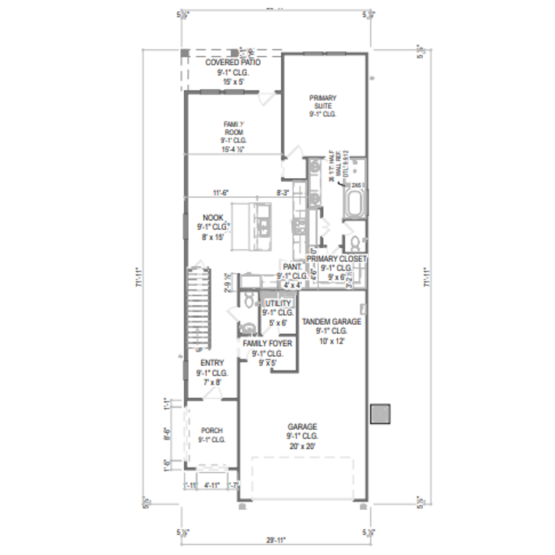 Cedar floor plan drawing