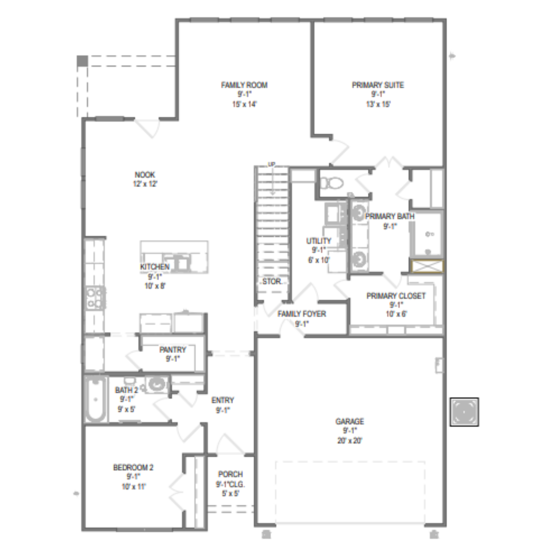 Sequoia II floor plan drawing