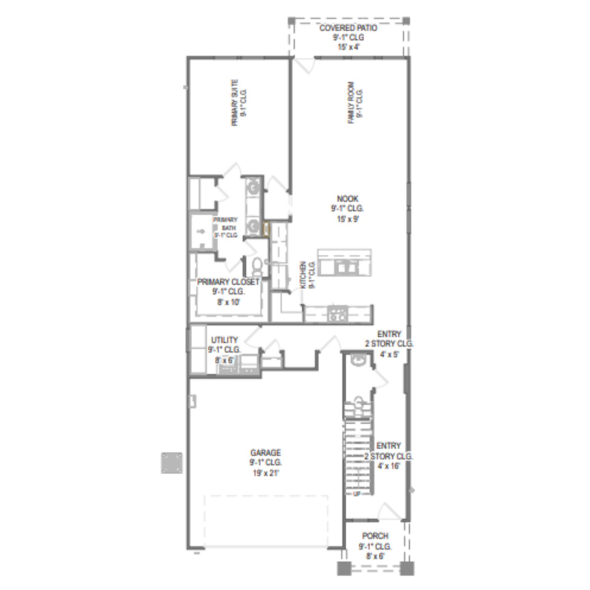 Holbrook II floor plan drawing