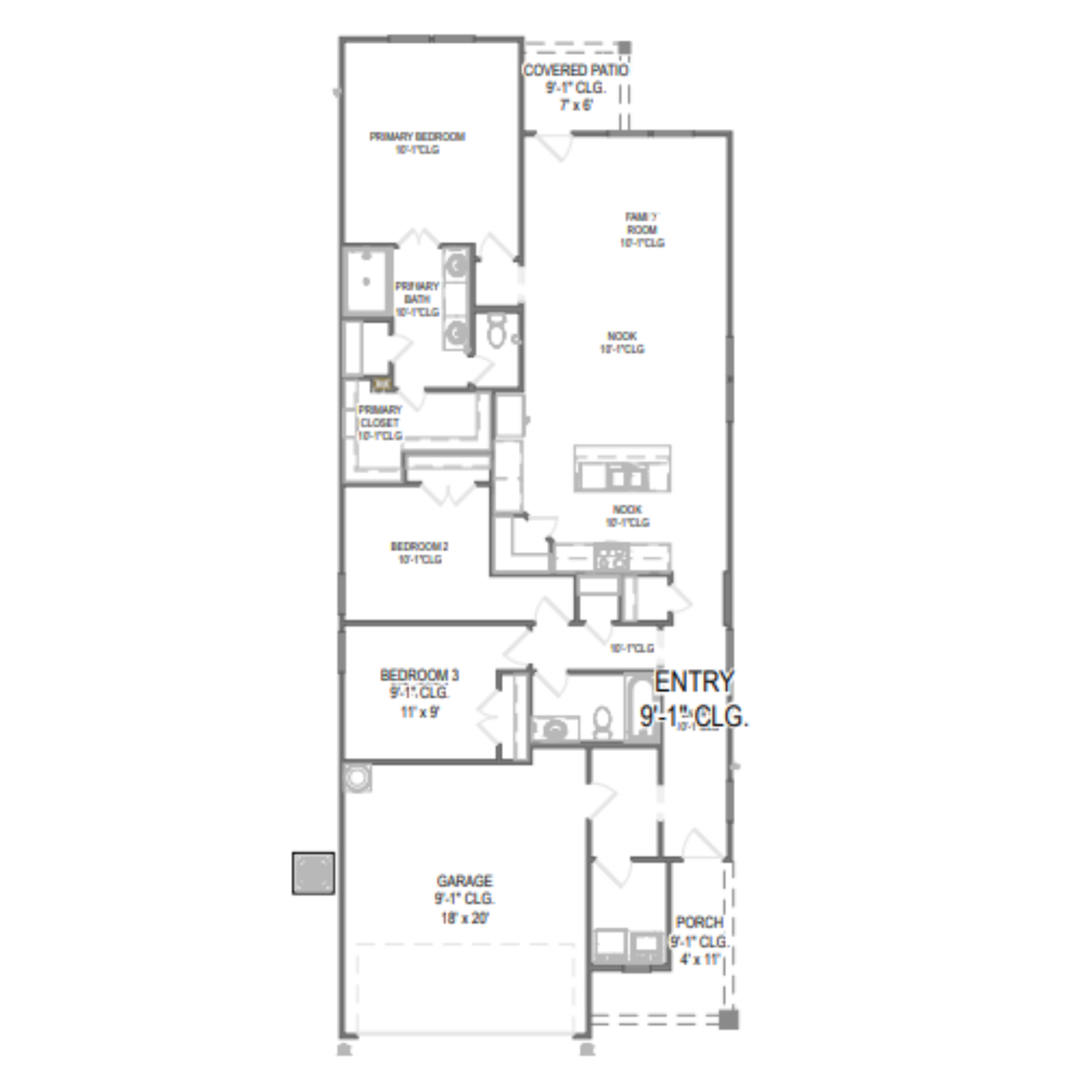 McClellan II floor plan drawing