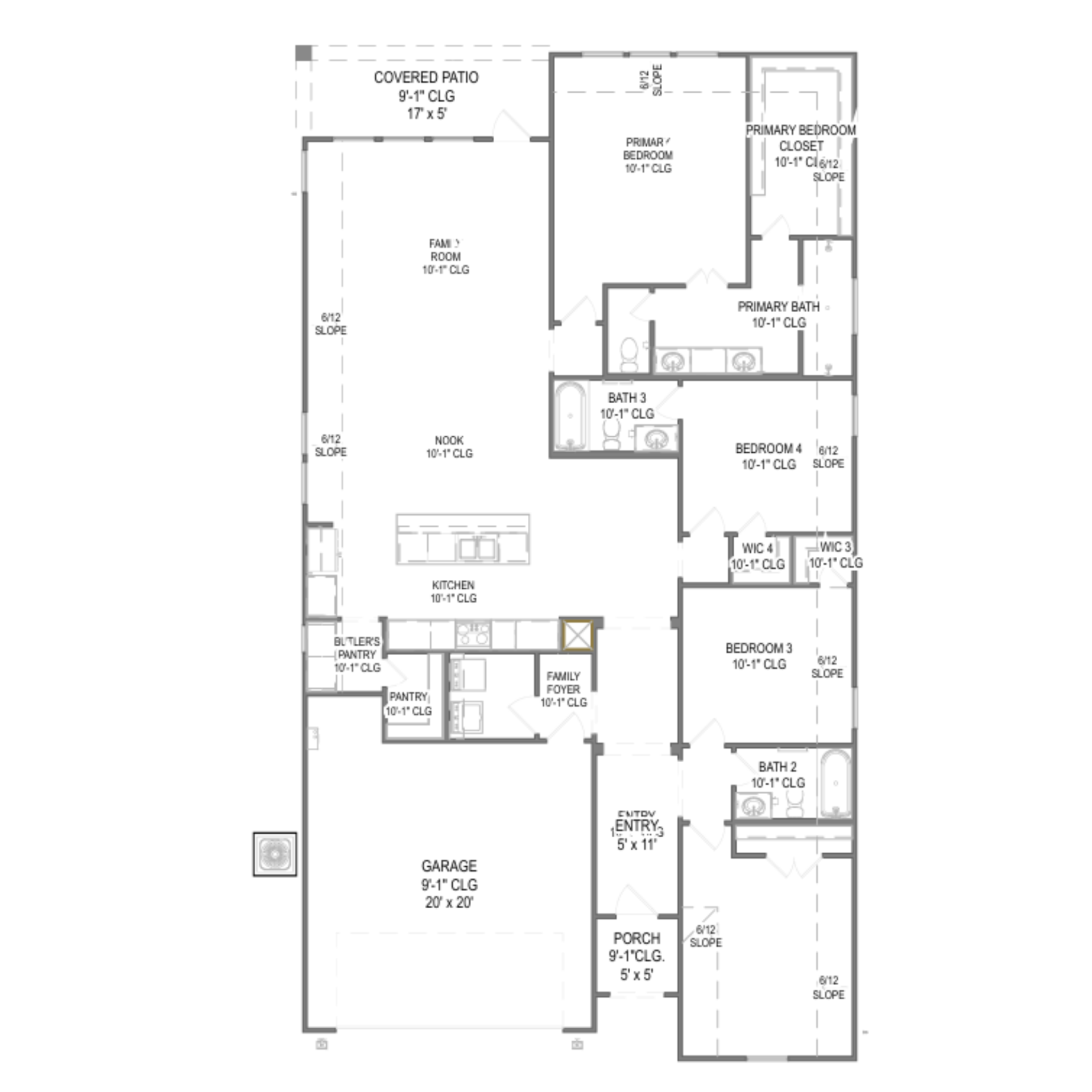 Rowan floor plan drawing