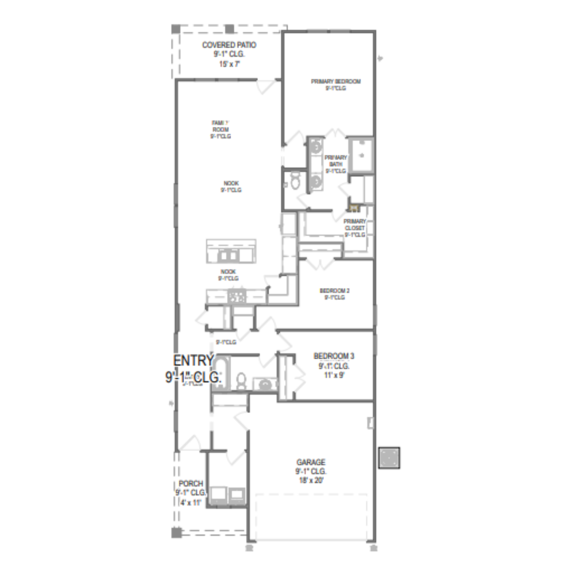 McClellan II floor plan drawing