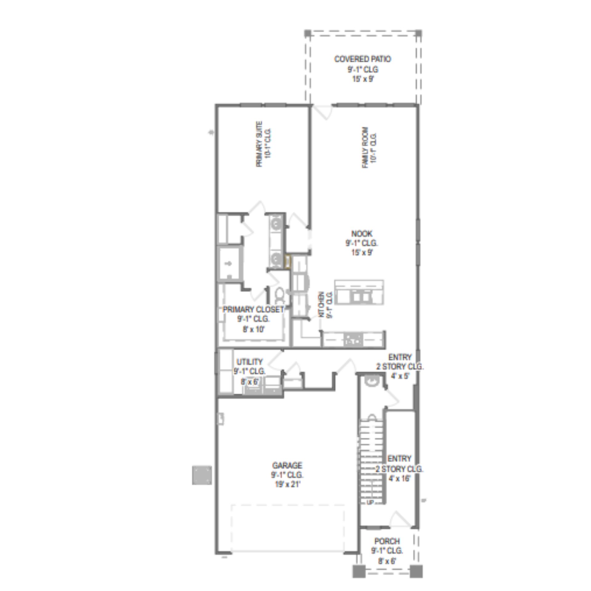 Holbrook II floor plan drawing