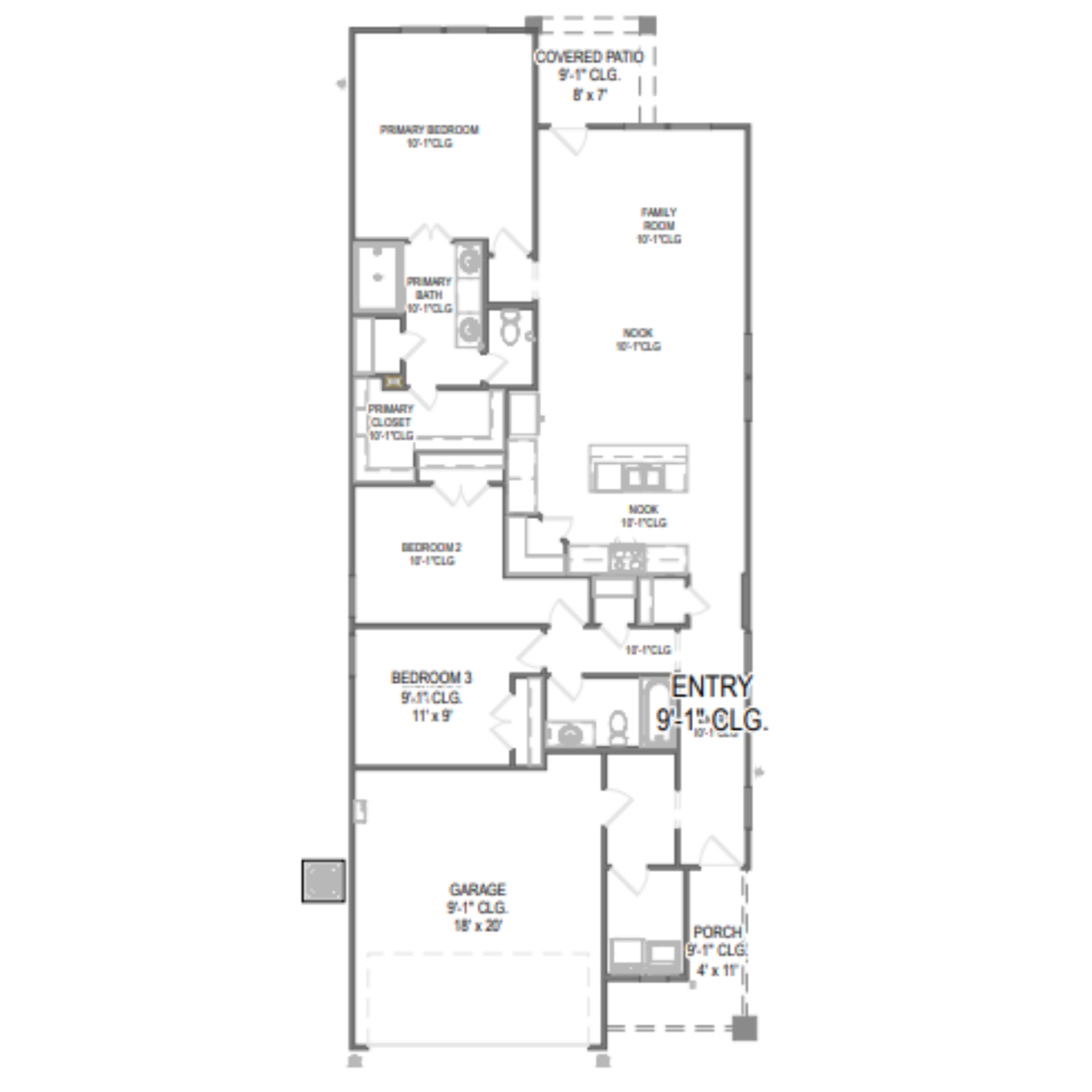 McClellan II floor plan drawing