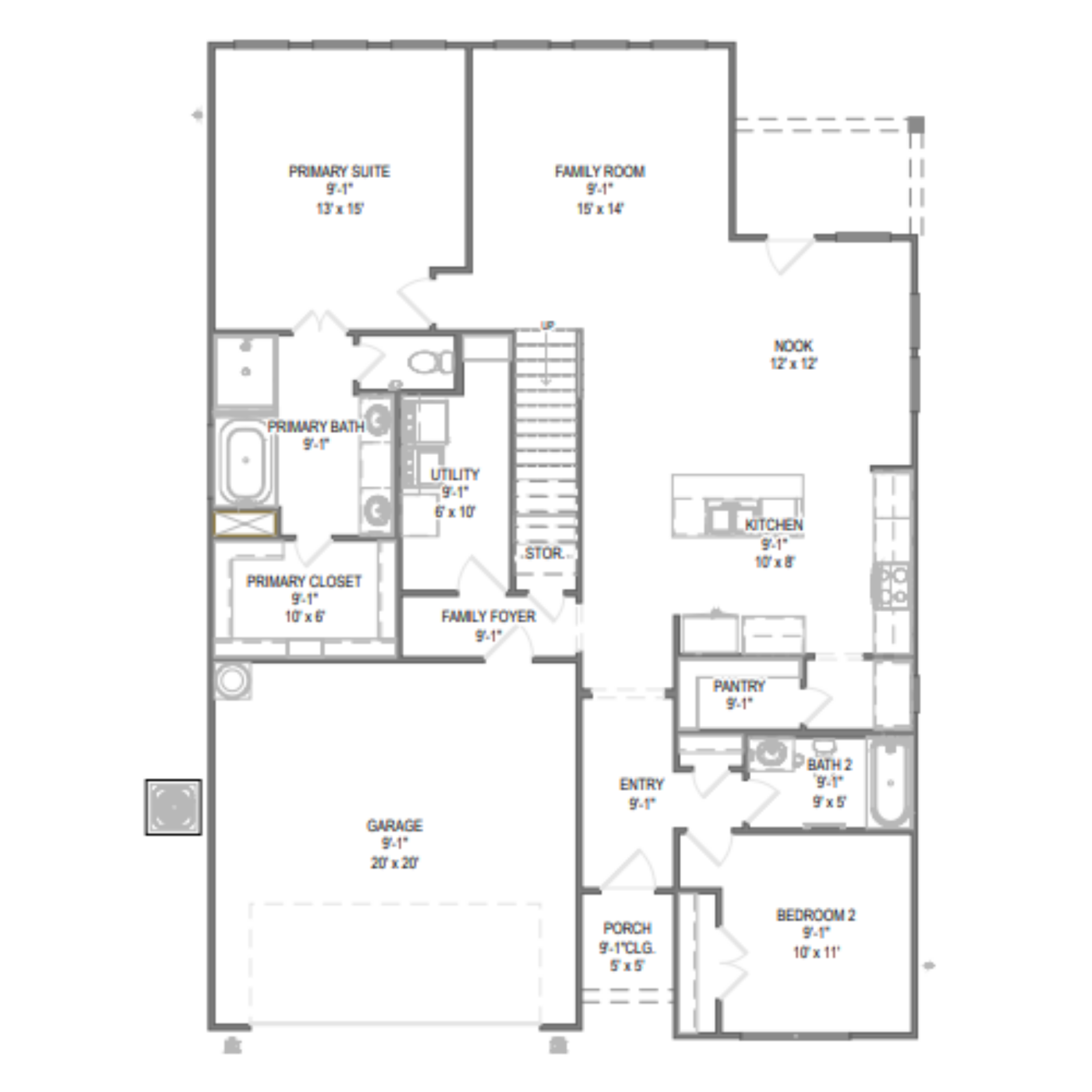 Sequoia II floor plan drawing