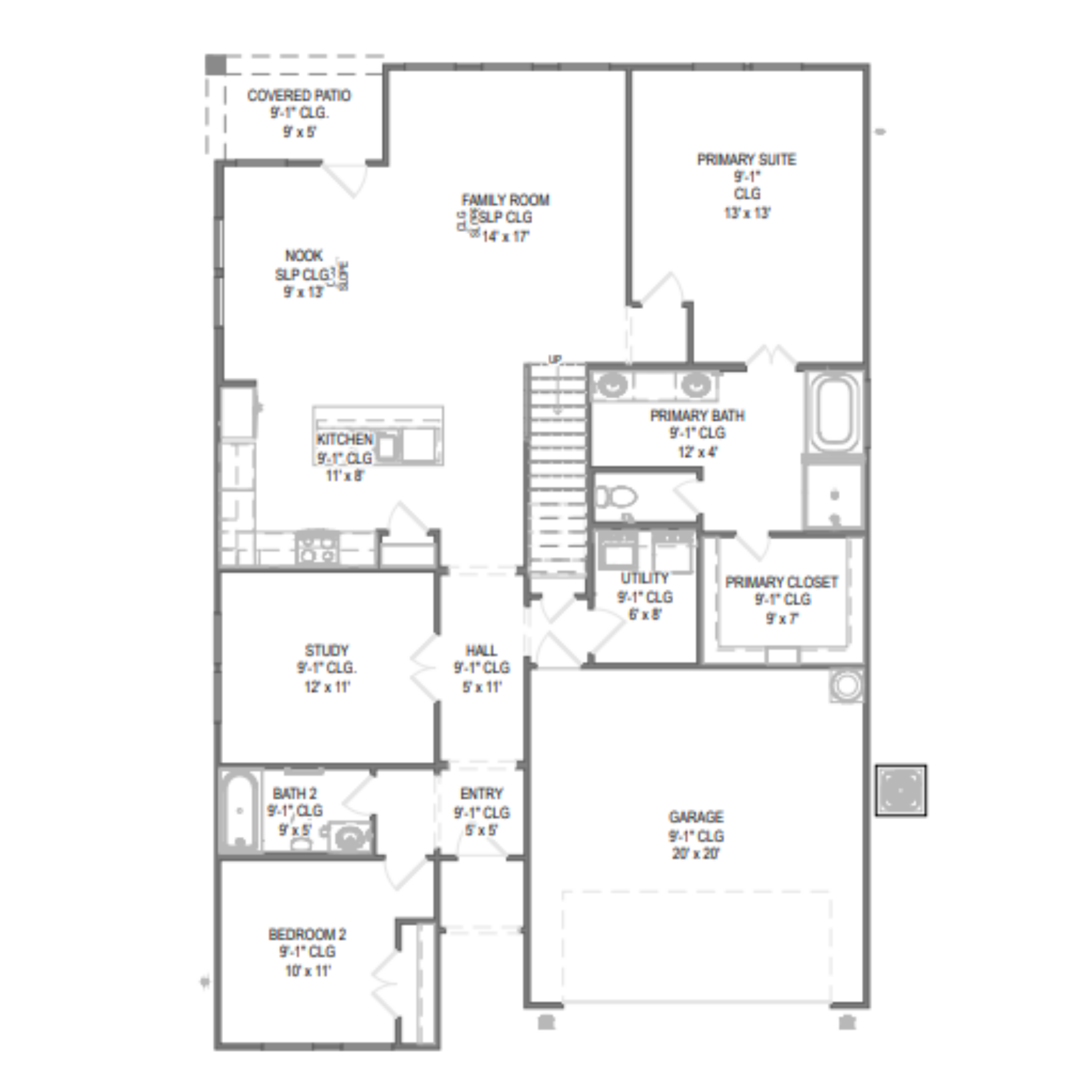 Ironwood II floor plan drawing