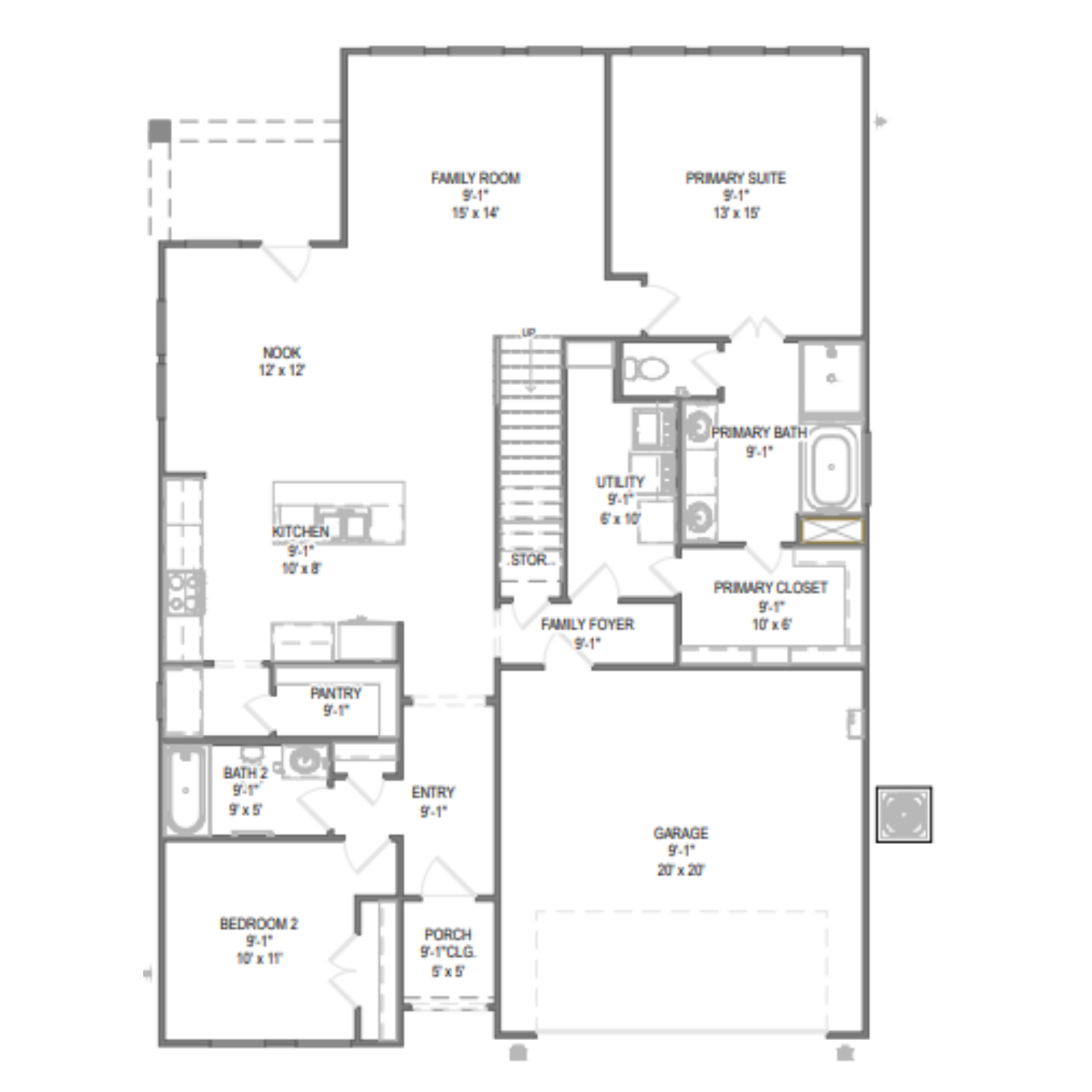 Sequoia II floor plan drawing