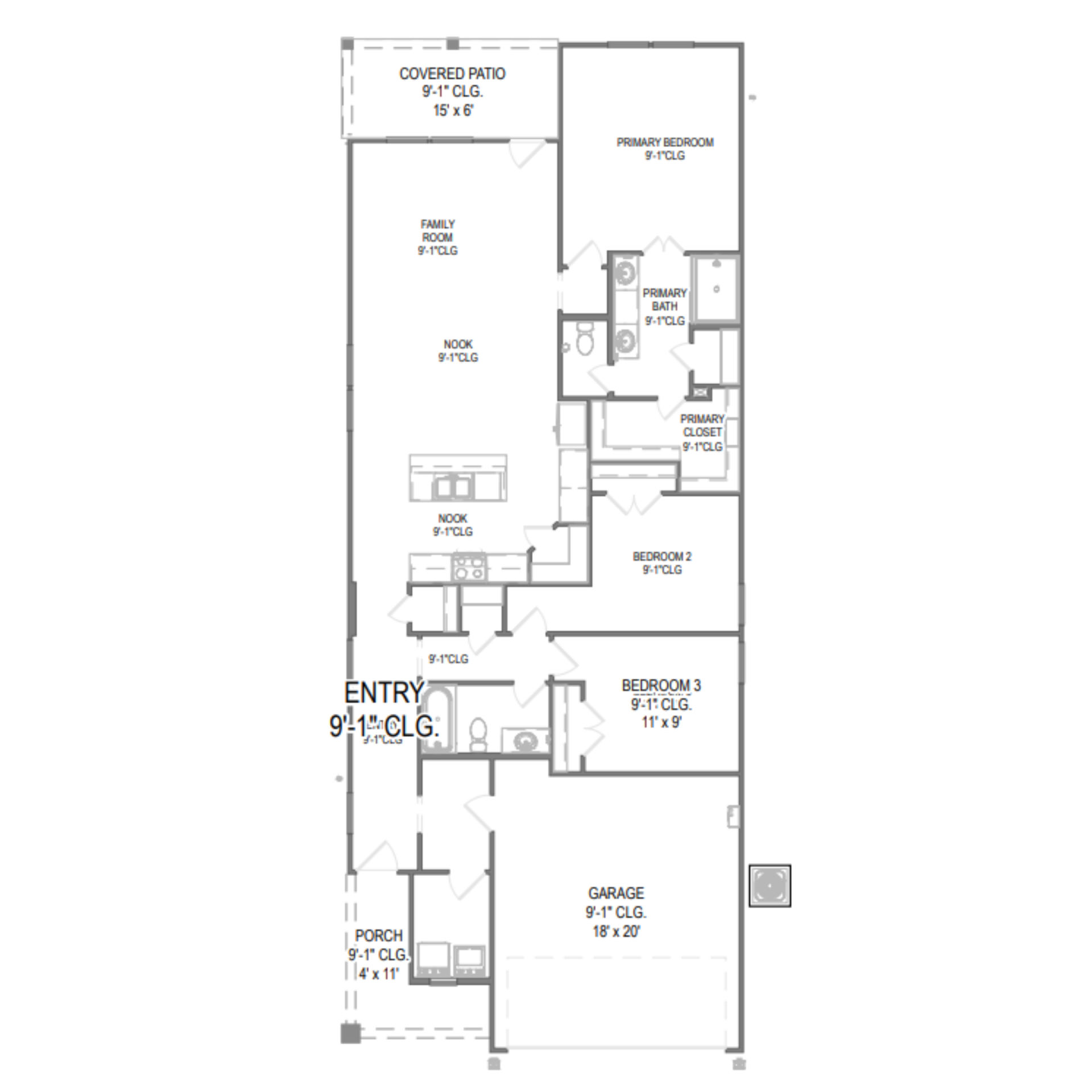 McClellan II floor plan drawing