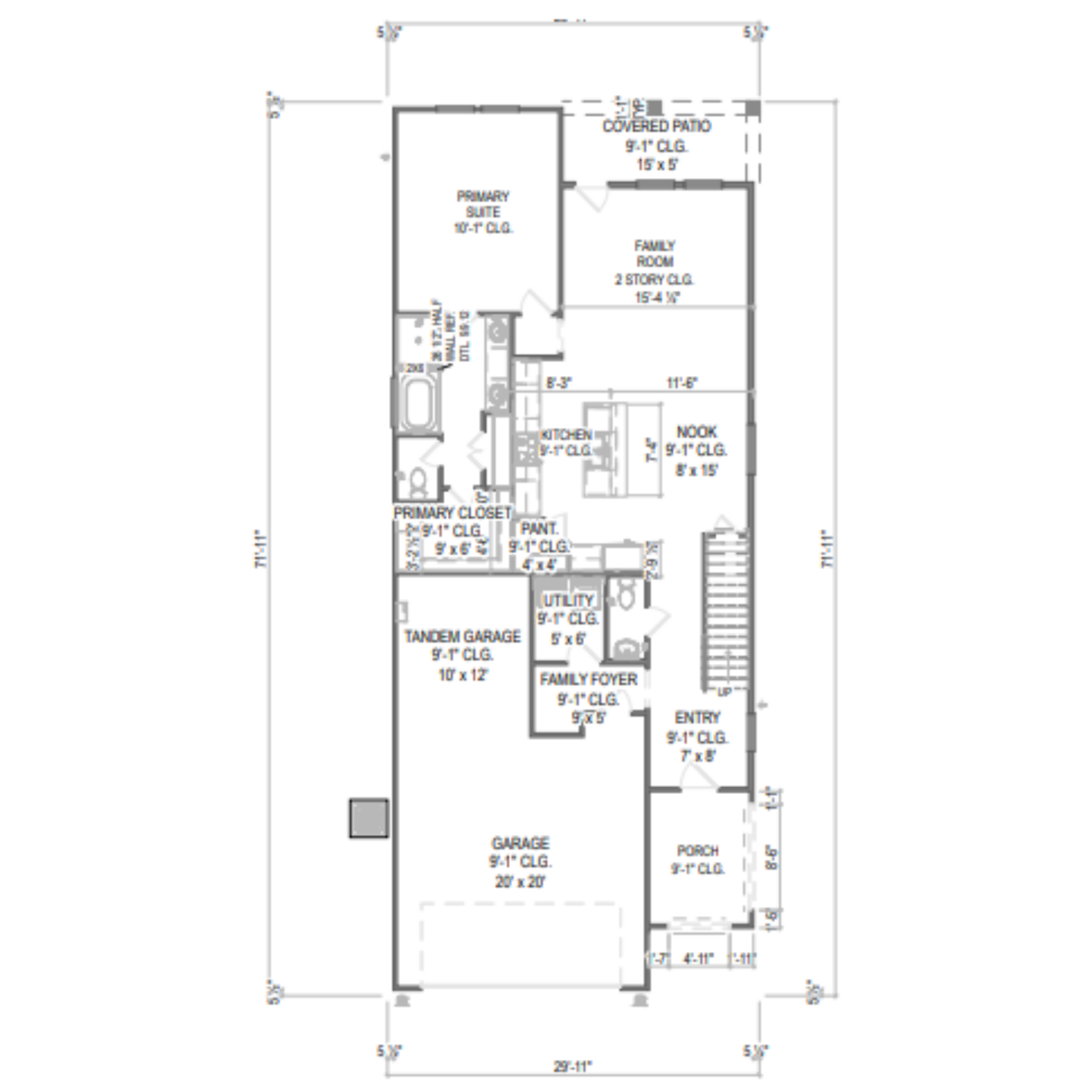 Cedar floor plan drawing