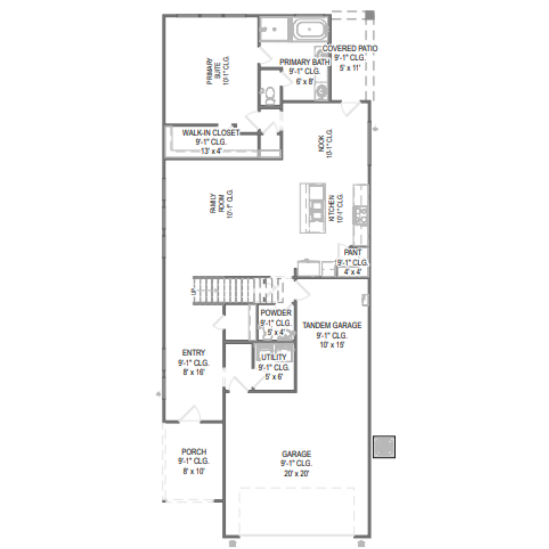 Rayburn III floor plan drawing