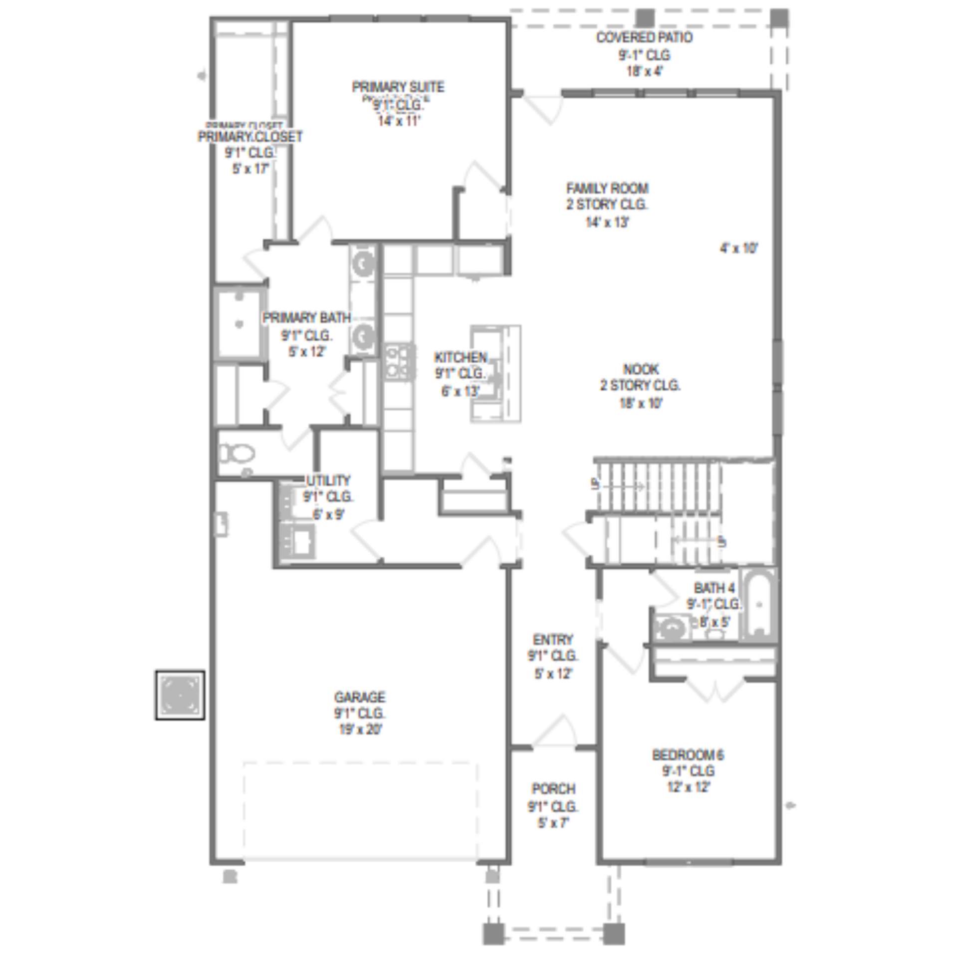 Hemlock II floor plan drawing
