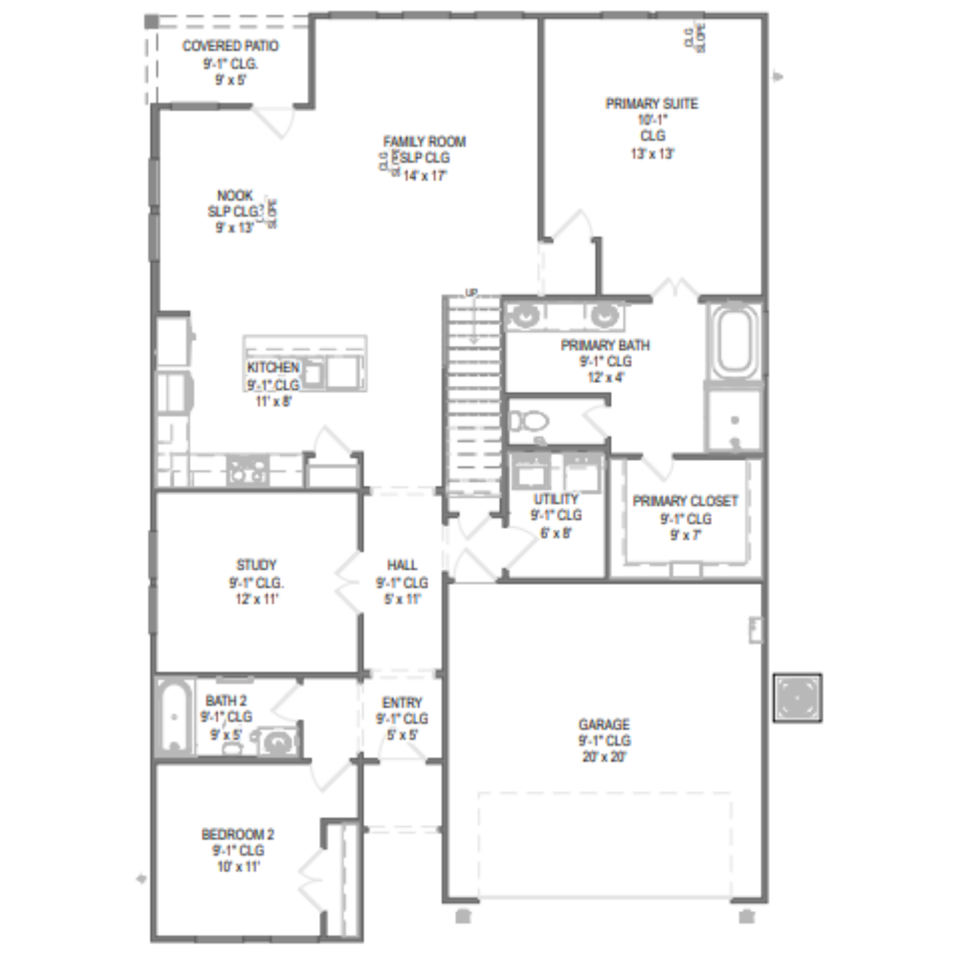Ironwood II floor plan drawing