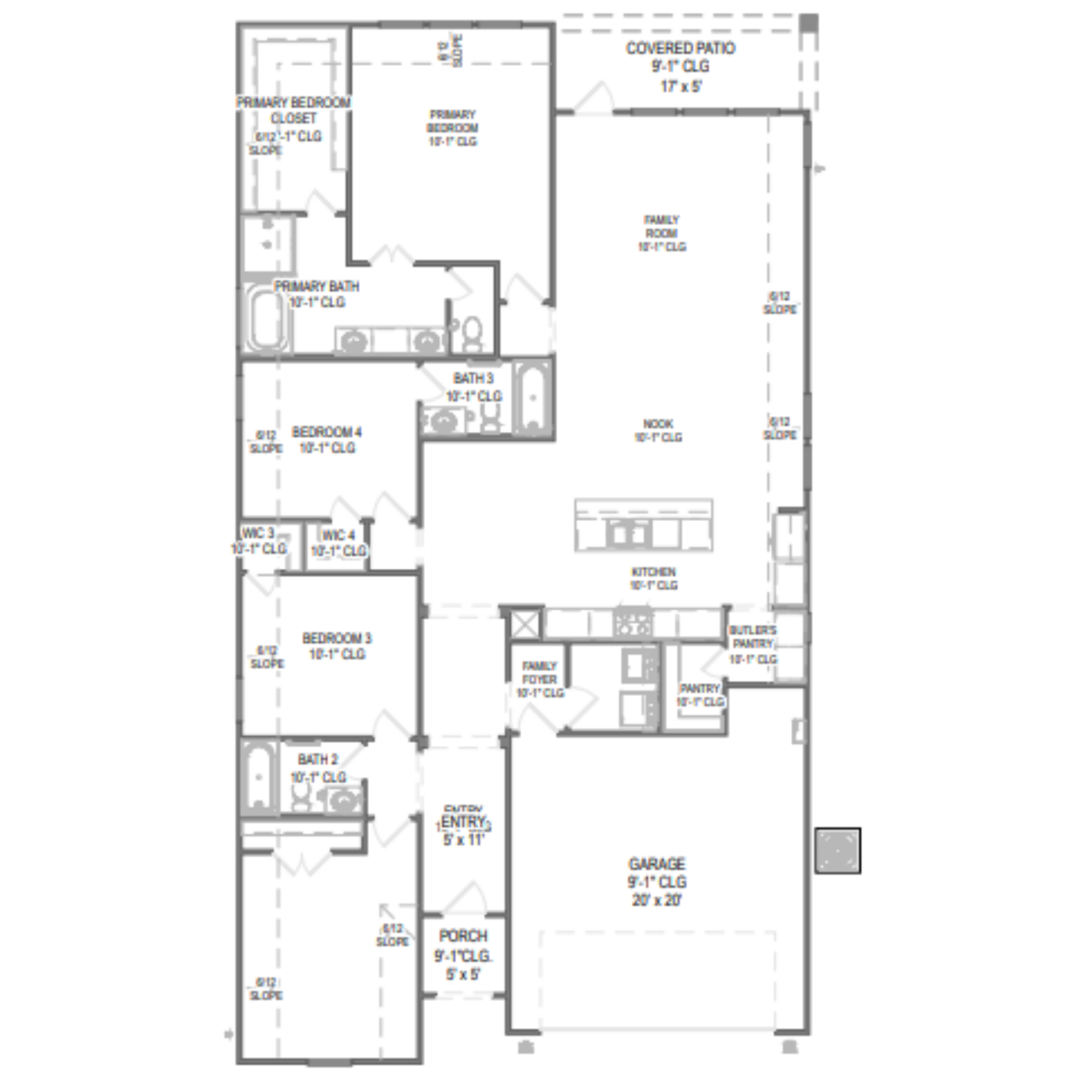 Rowan floor plan drawing