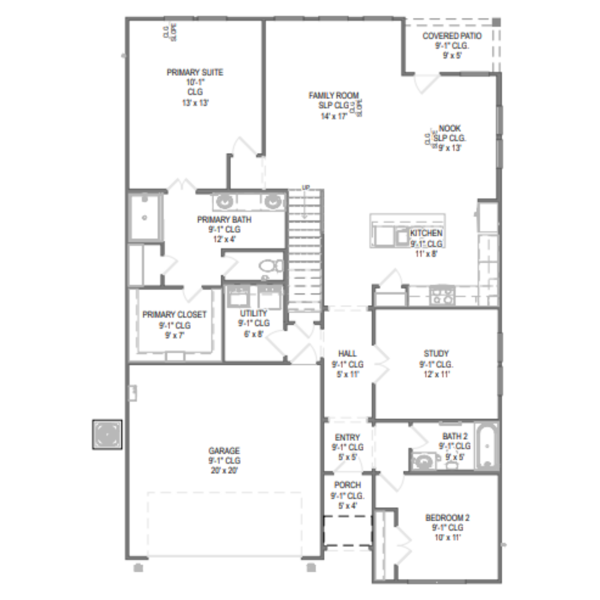 Ironwood II floor plan drawing