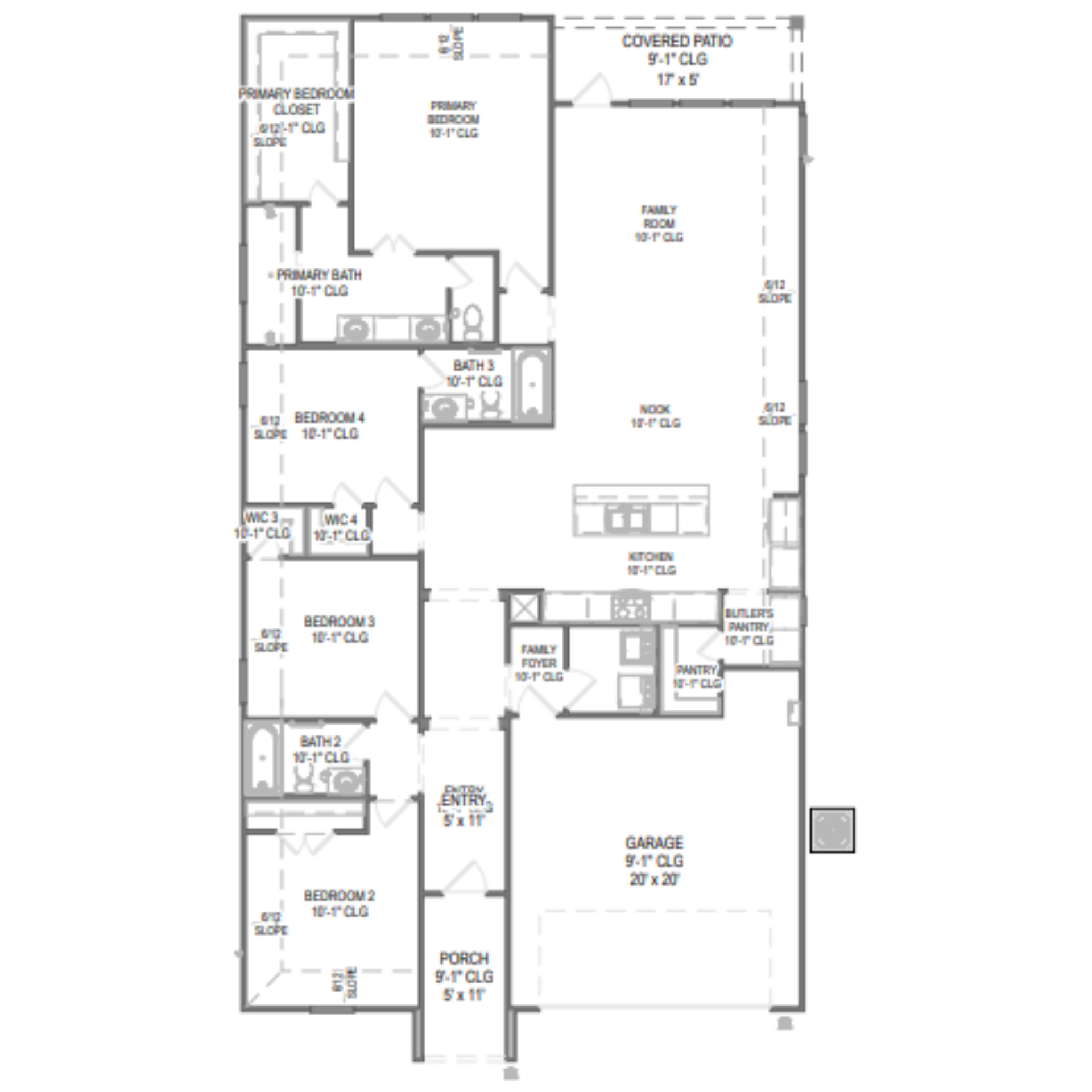 Rowan floor plan drawing