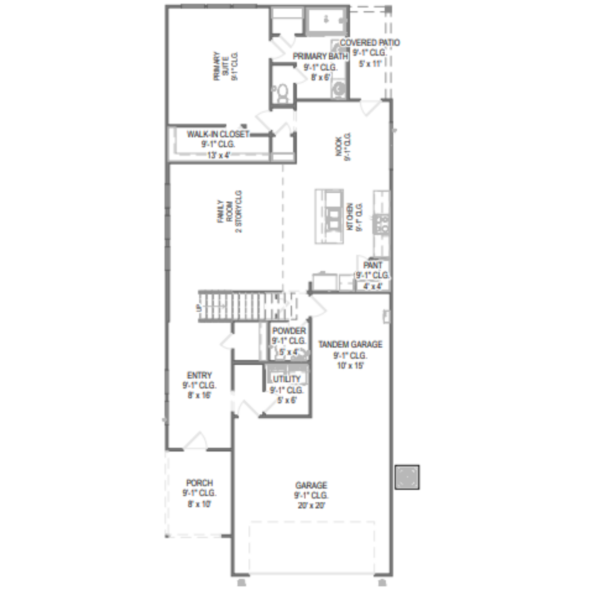Rayburn III floor plan drawing