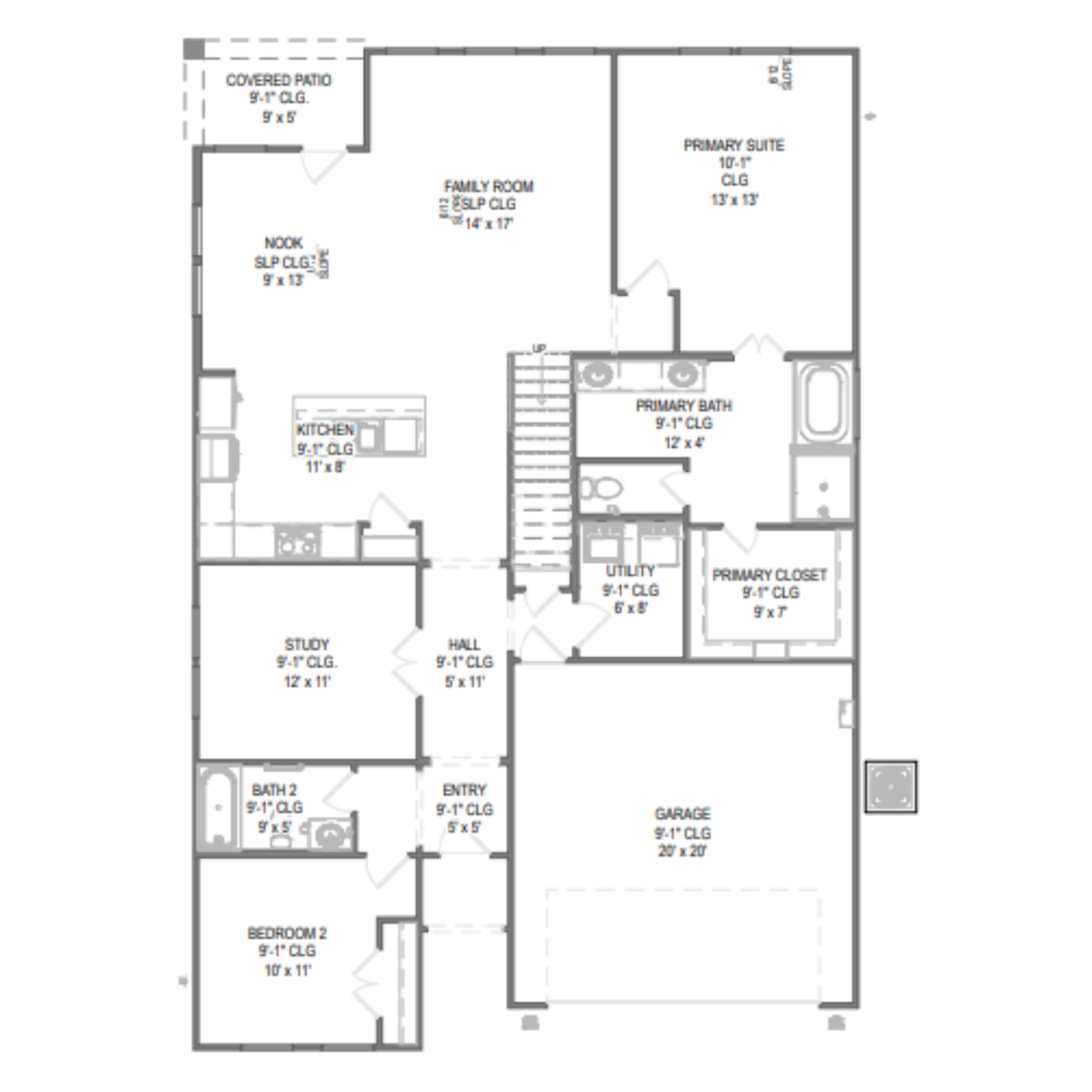 Ironwood II floor plan drawing