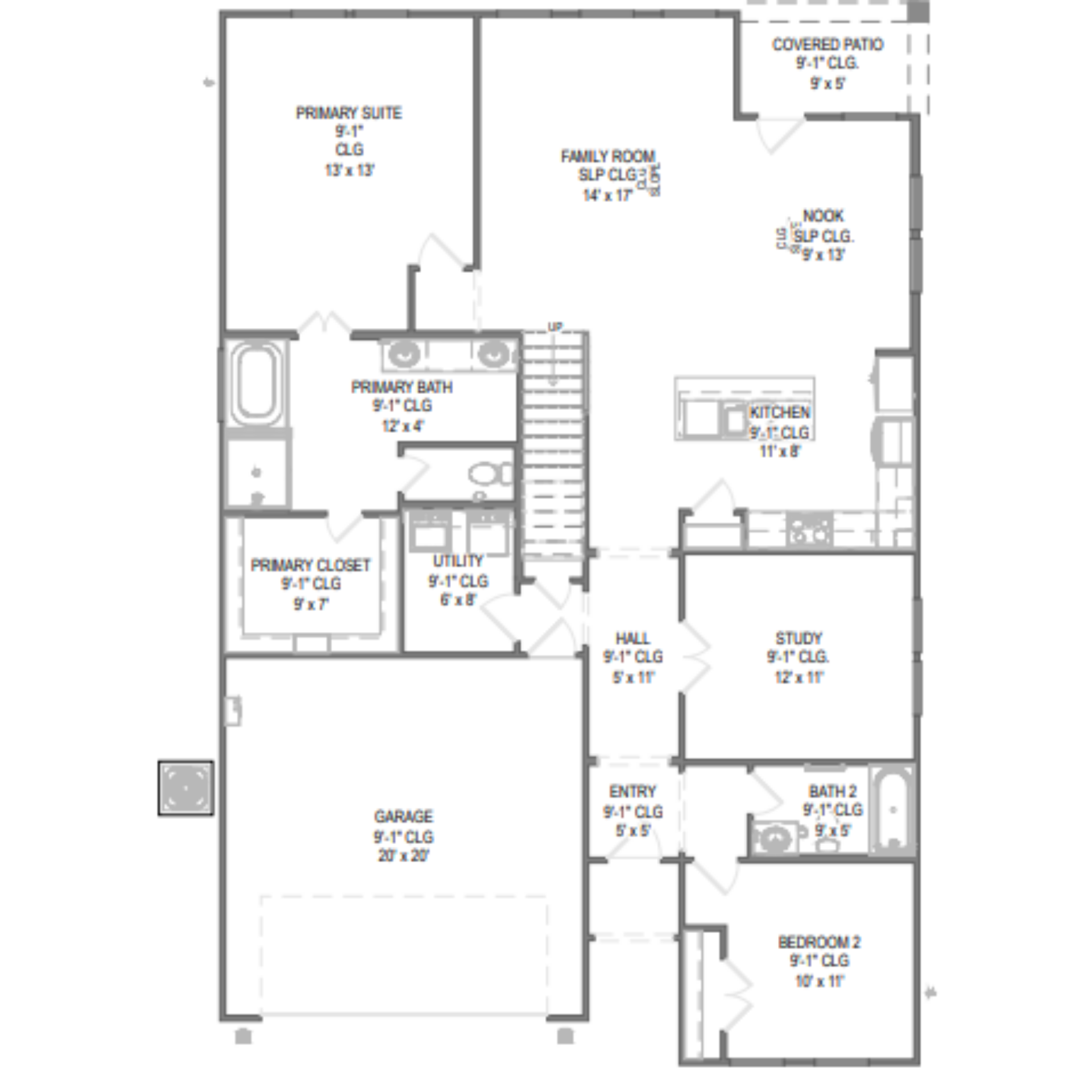 Ironwood II floor plan drawing