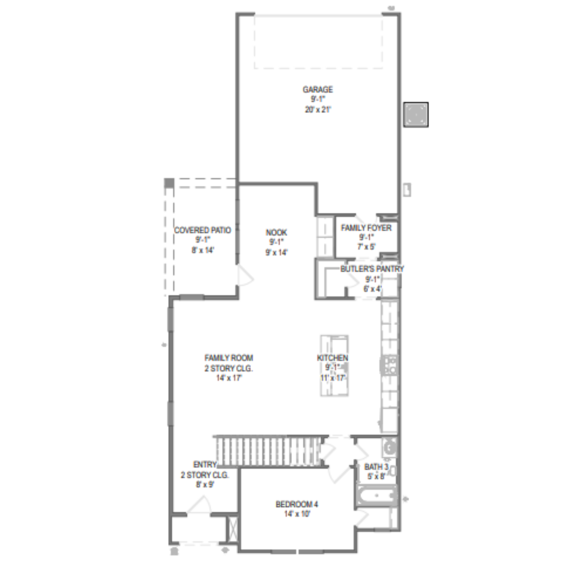 Crofton floor plan drawing