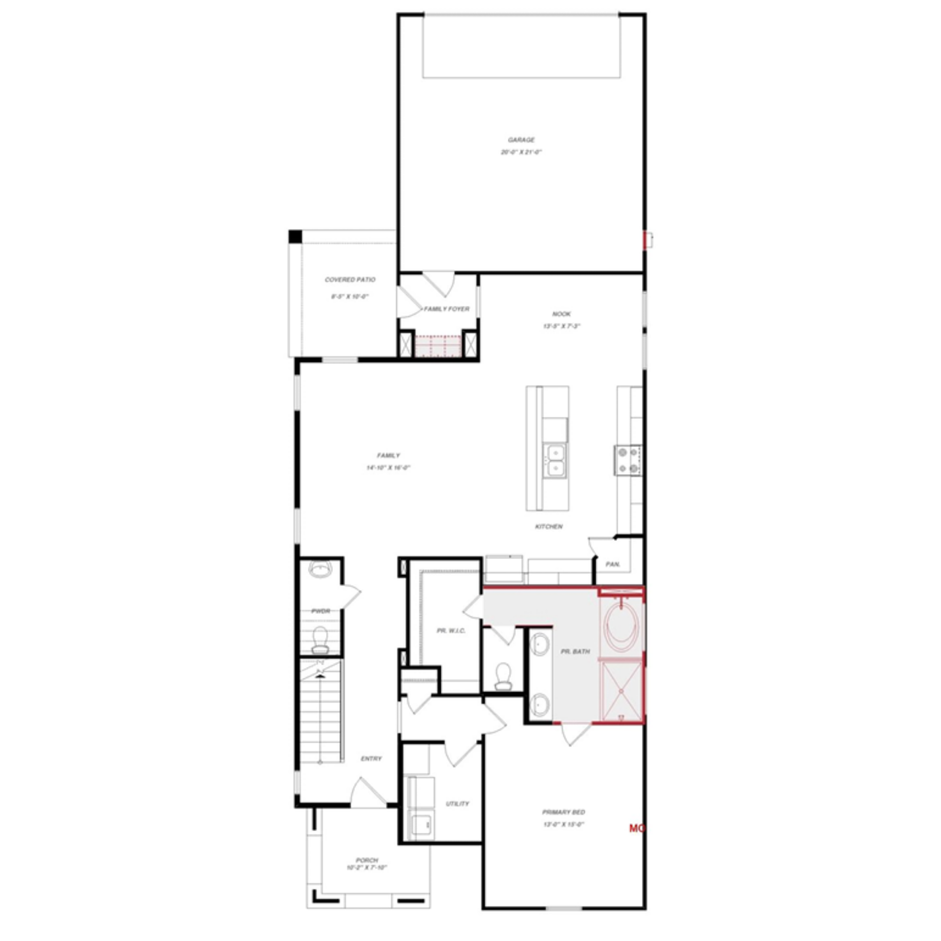 Derby floor plan drawing
