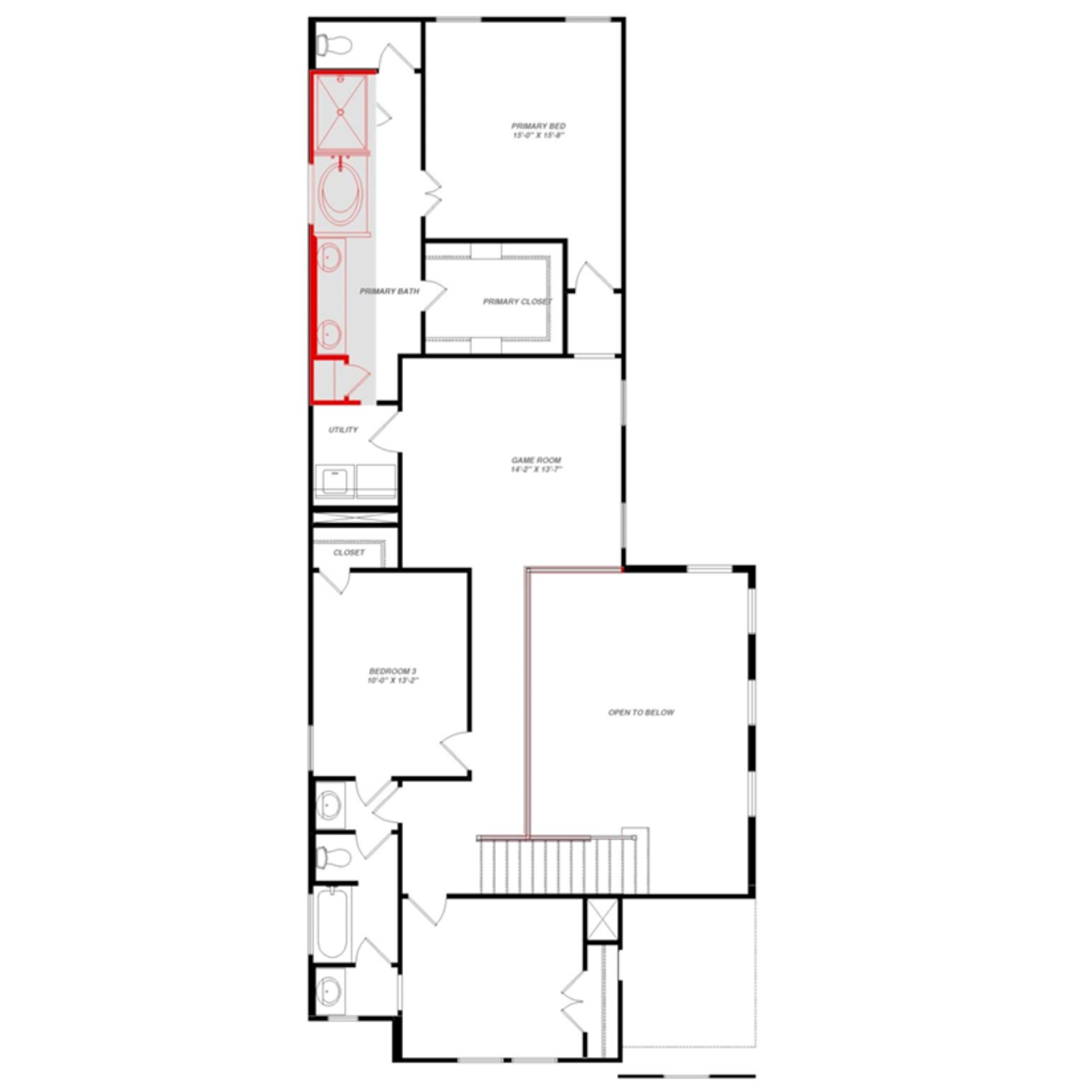 Crofton floor plan drawing